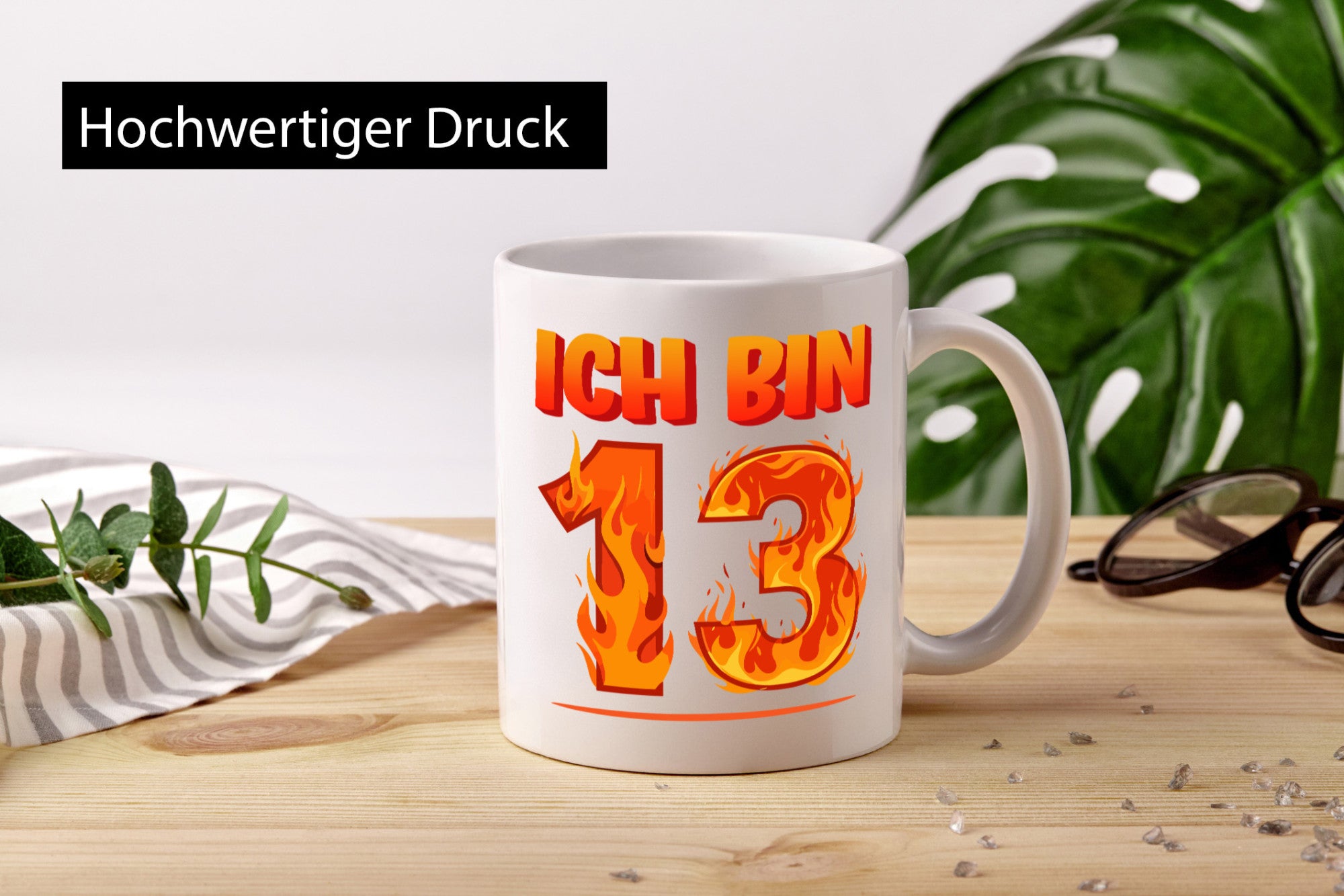 13. Geburtstag | 13 Jahre Drache lustiger Spruch Geschenk Geschenkidee Tasse