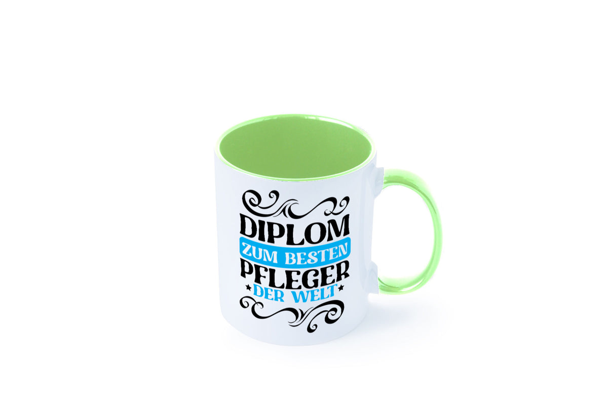 Bester Pfleger der Welt | Altenpfleger Pflegekraft lustig Humor Geschenkidee Tasse
