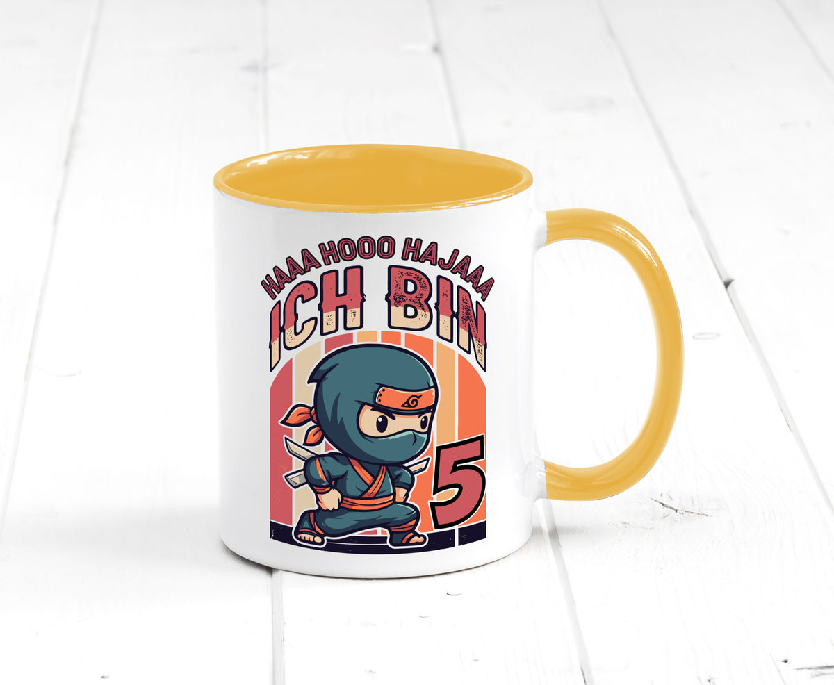 5. Geburtstag | Ninja Junge 5 Jahre Humor Geschenkidee Tasse
