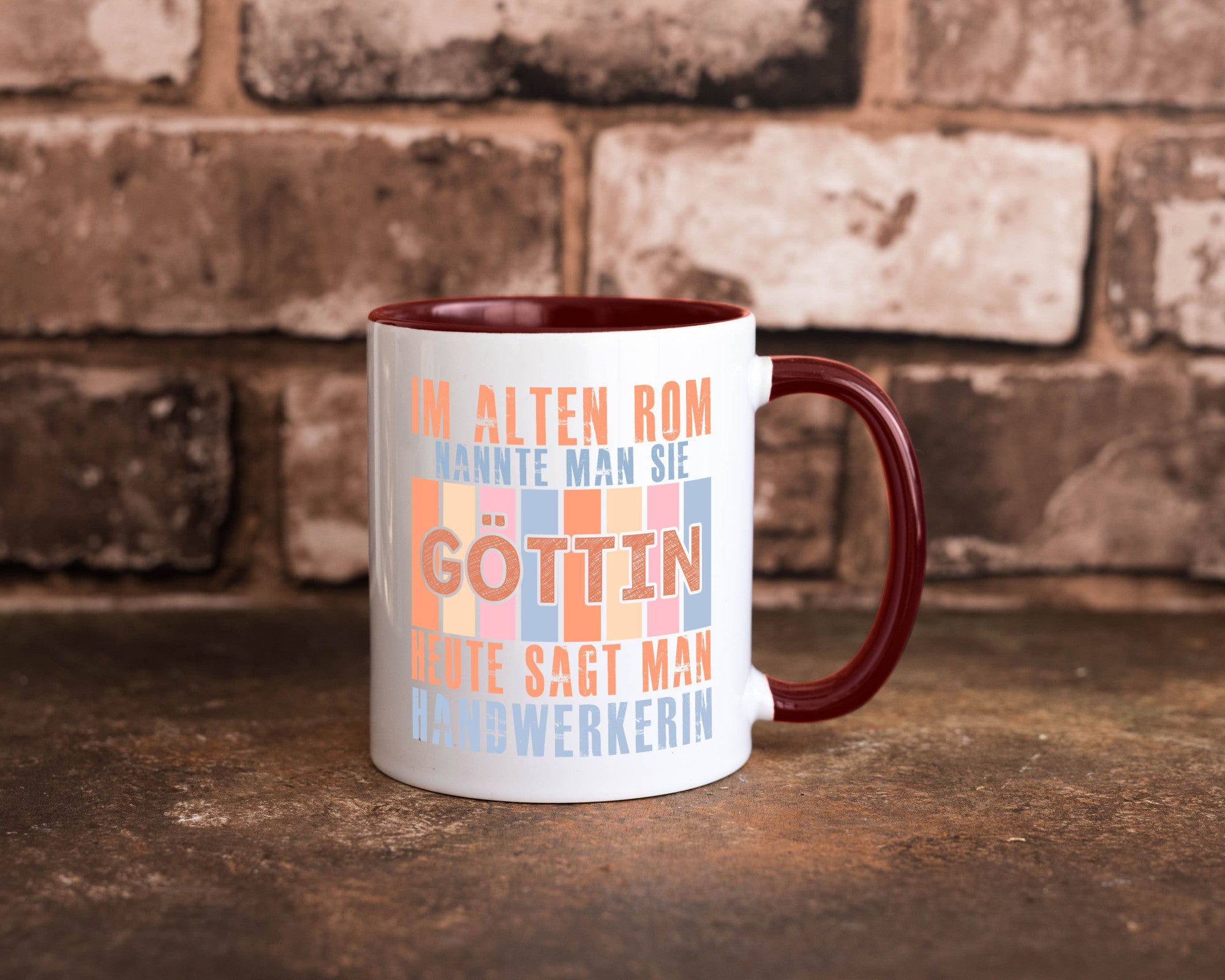 Heute sagt man: Handwerkerin | Handwerkerinnen Geschenk Humor Geschenkidee