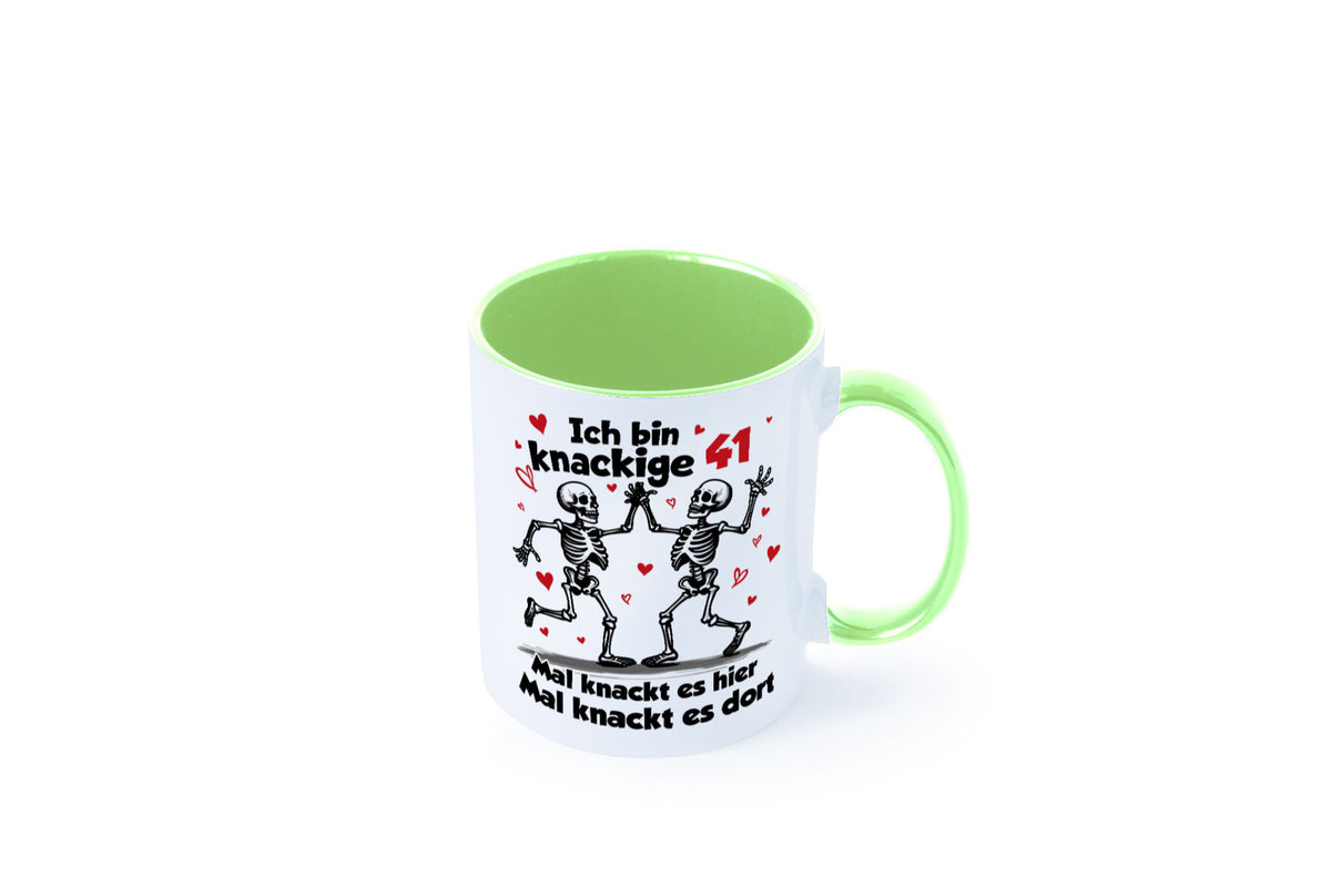 41. Geburtstag | Knackige 41 Ich bin alt v2 Humor Geschenkidee Tasse