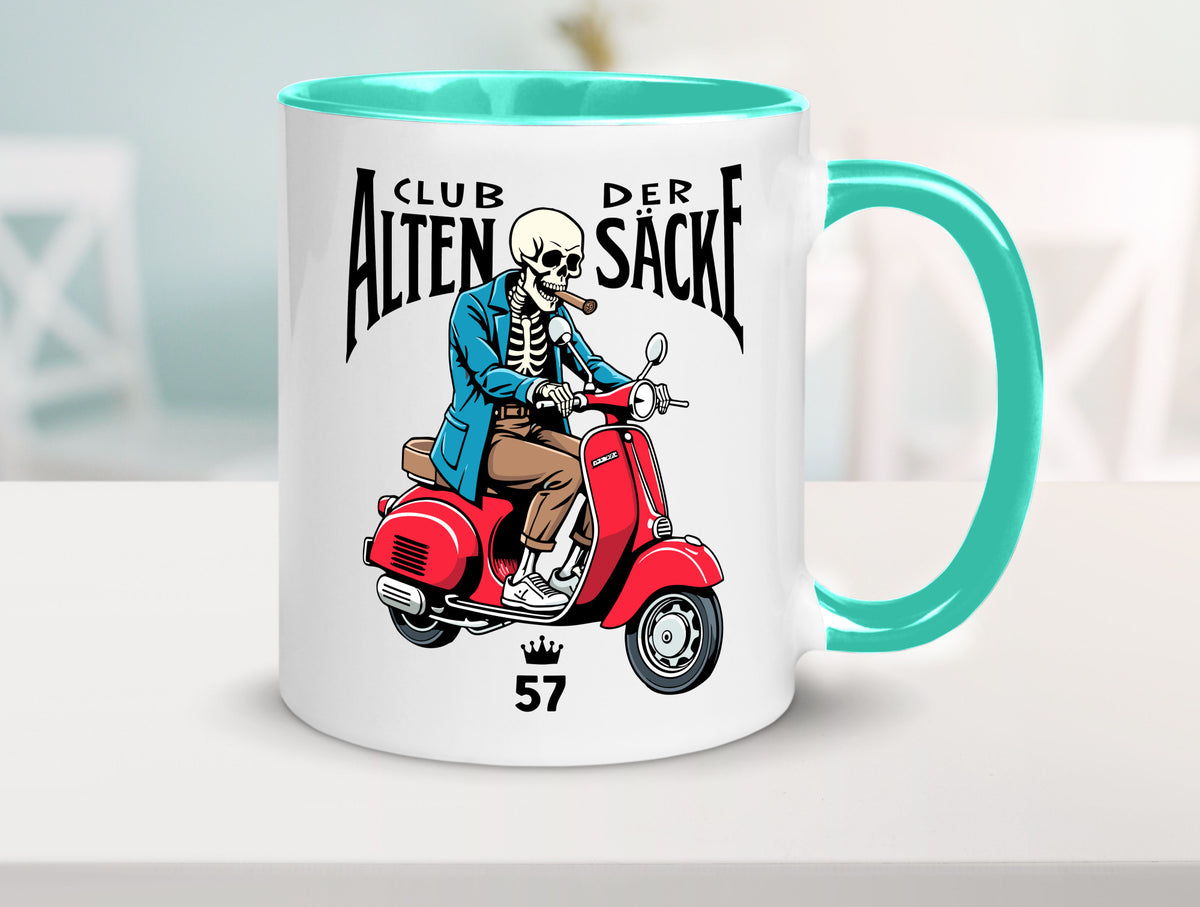 57. Geburtstag | 57 Jahre Club der alten Säcke v2 Geschenk Geschenkidee Tasse