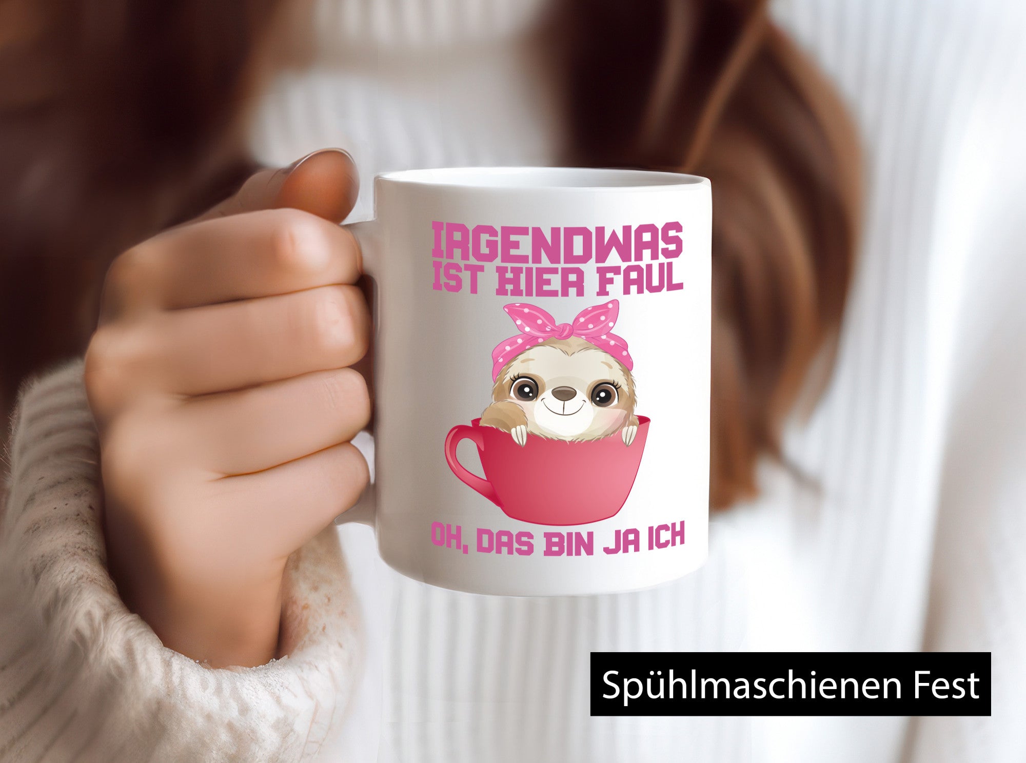 Irgendwas Ist hier Faul lustig Humor Geschenkidee Geschenk Tasse