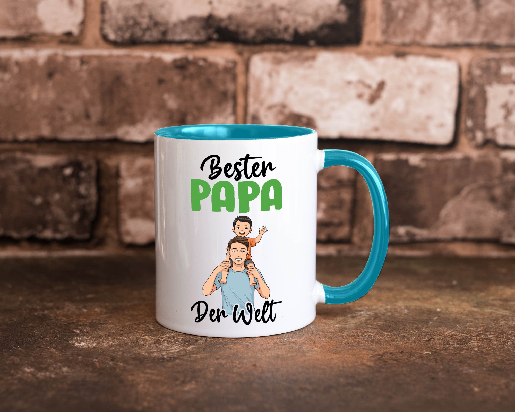 Bester Papa | Vatertag Daddy Familie lustiger Spruch Geschenk Geschenkidee Tasse