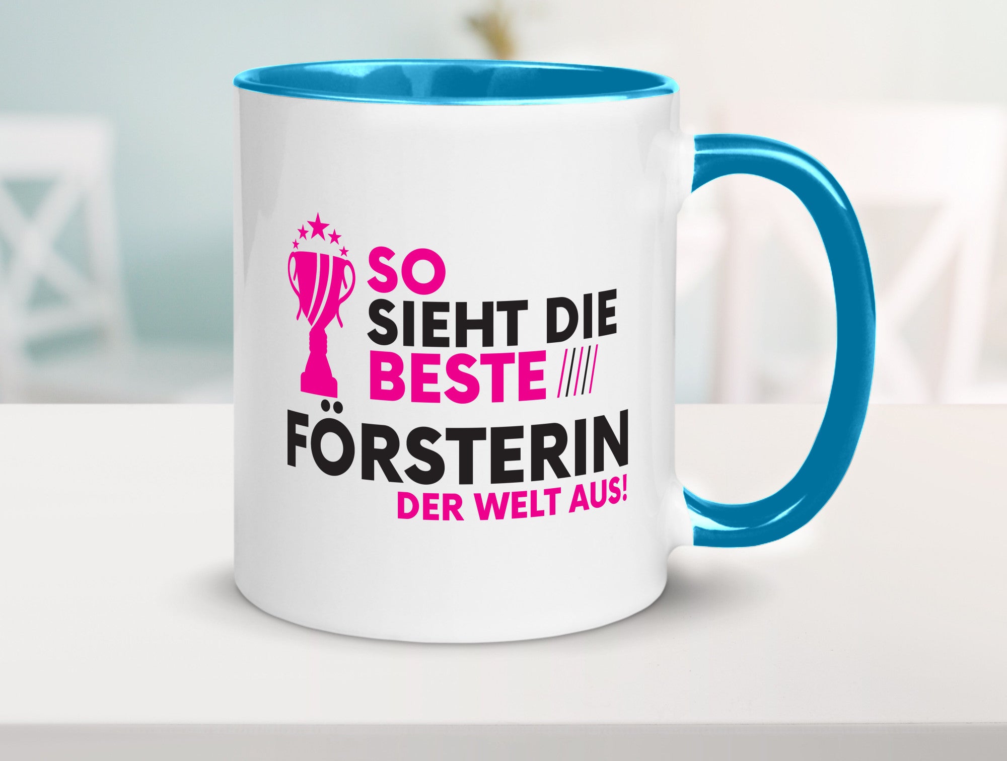Die Weltbeste Försterin | Forst Arbeit Humor Kollegen Büro Geschenkidee Tasse