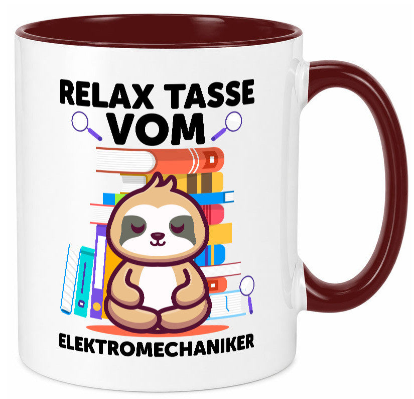 Relax Tasse: Elektromechaniker | Mechaniker Geschenk Humor Geschenkidee