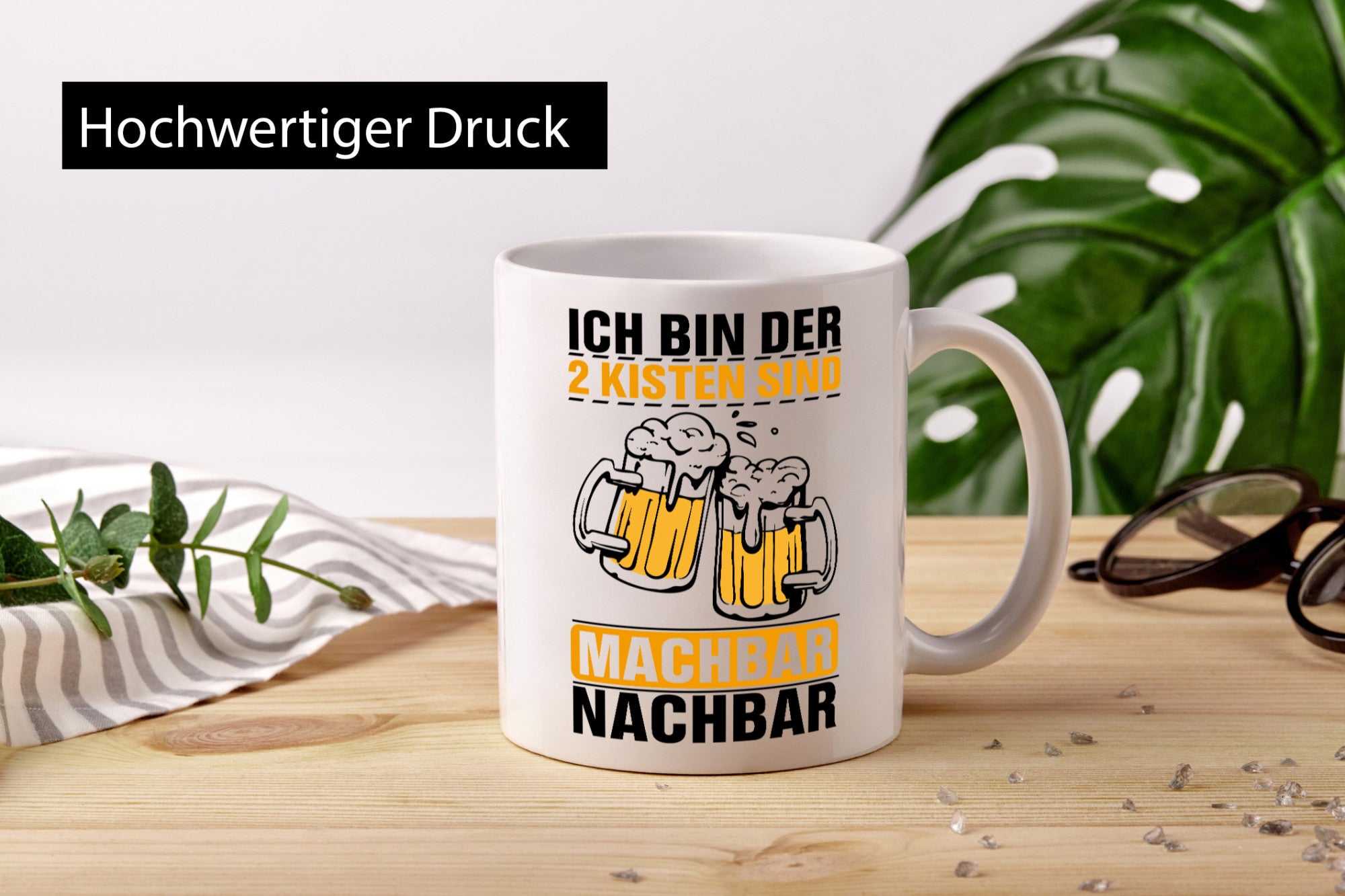 Ich bin der 2 Kisten sind machbar nachbar | Geschenk Humor Geschenkidee