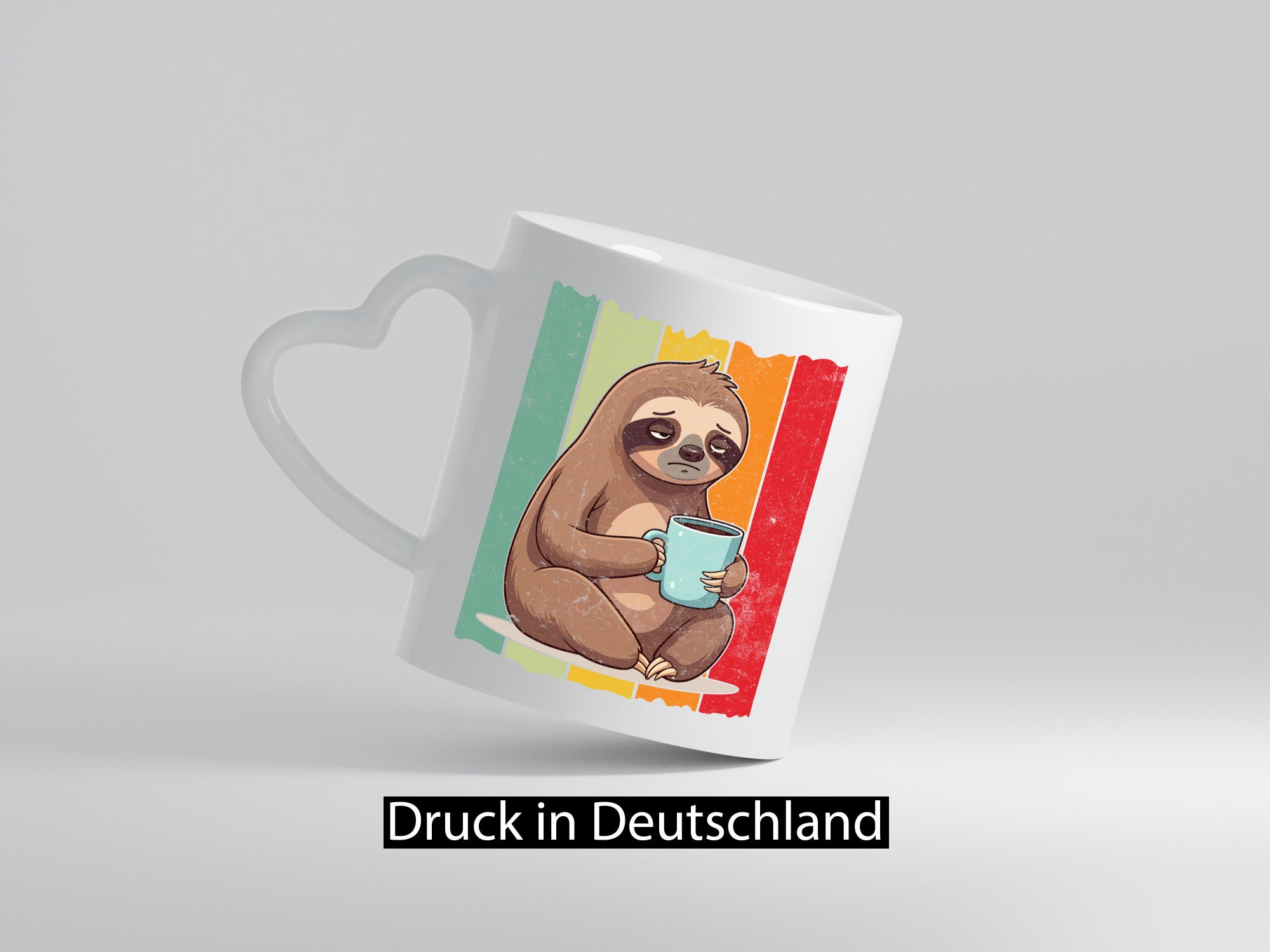Bevor du fragst nein | Faultier Kaffee Ich hasse Menschen lustig Tierliebhaber