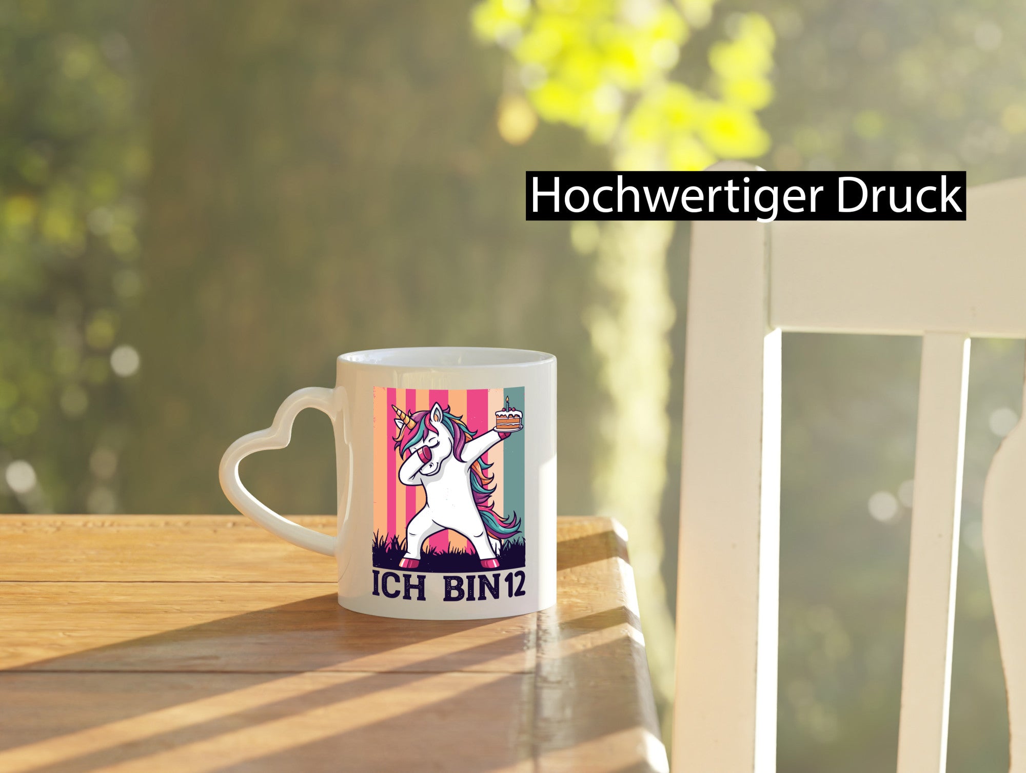 12 Geburtstag | Einhorn Damping Mädchen lustig Geschenkidee Geschenk Tasse