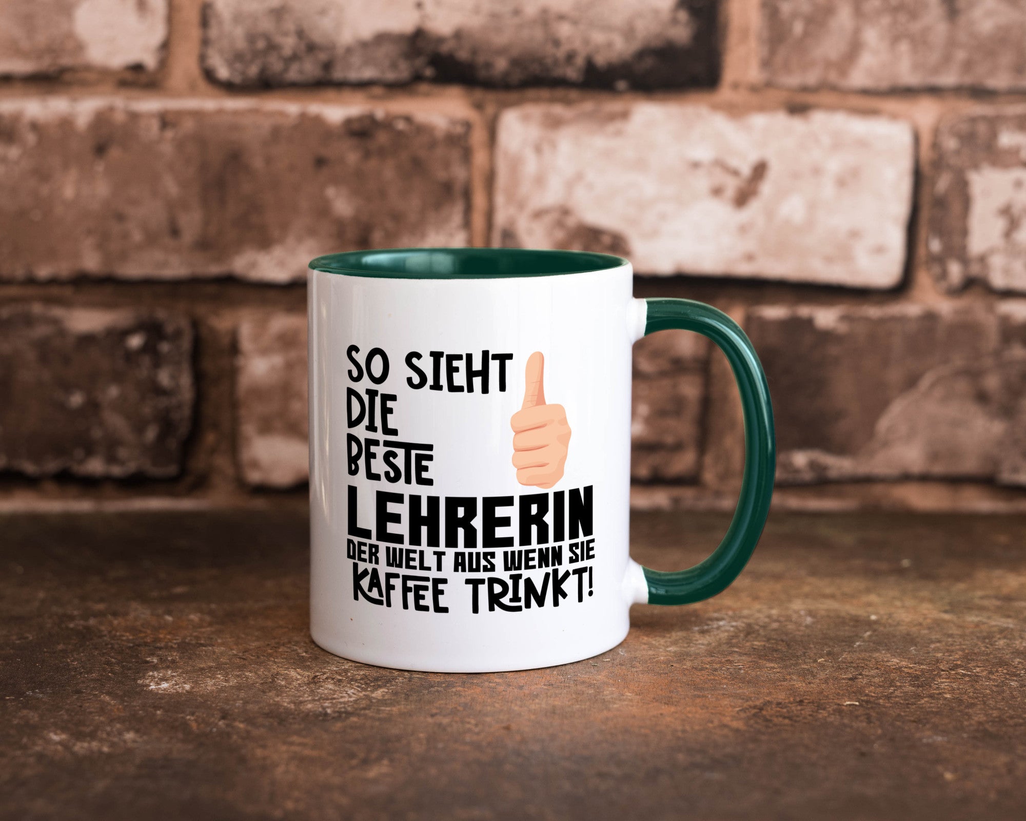 Beste Lehrerin | Lehrer Tasse Schule Dankeschön lustiger Spruch Geschenk Humor