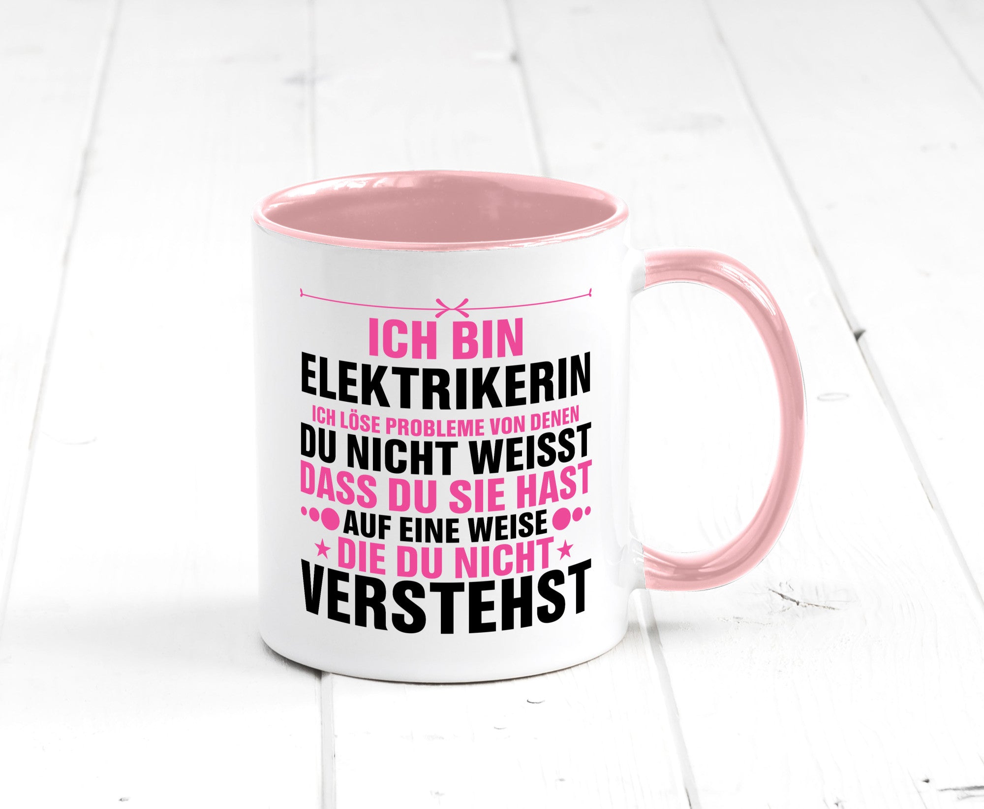 Löse Probleme: Elektrikerin | Elektronikerin Elektrik v2 Geschenkidee Humor