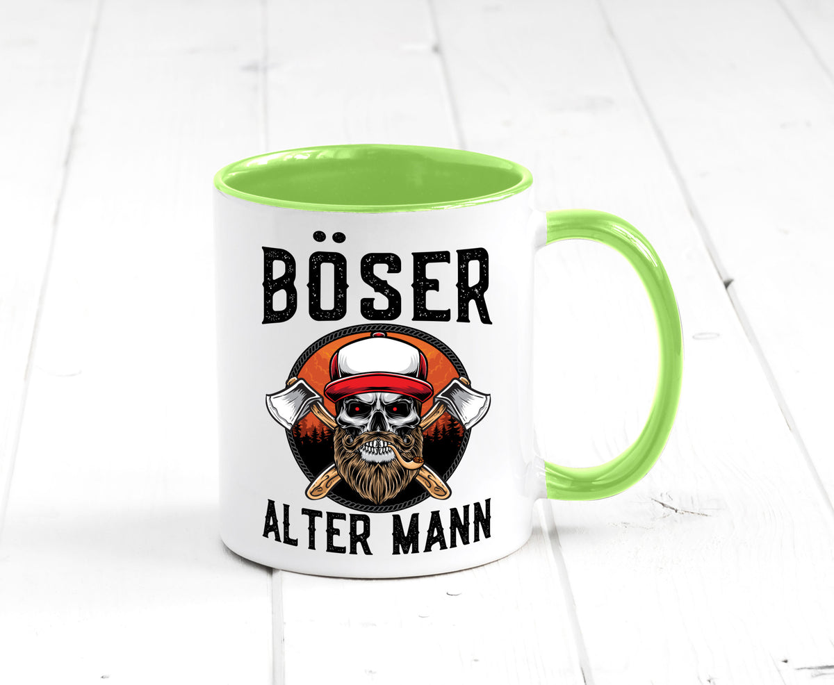 Böser alter Mann Humor Geschenkidee Tasse