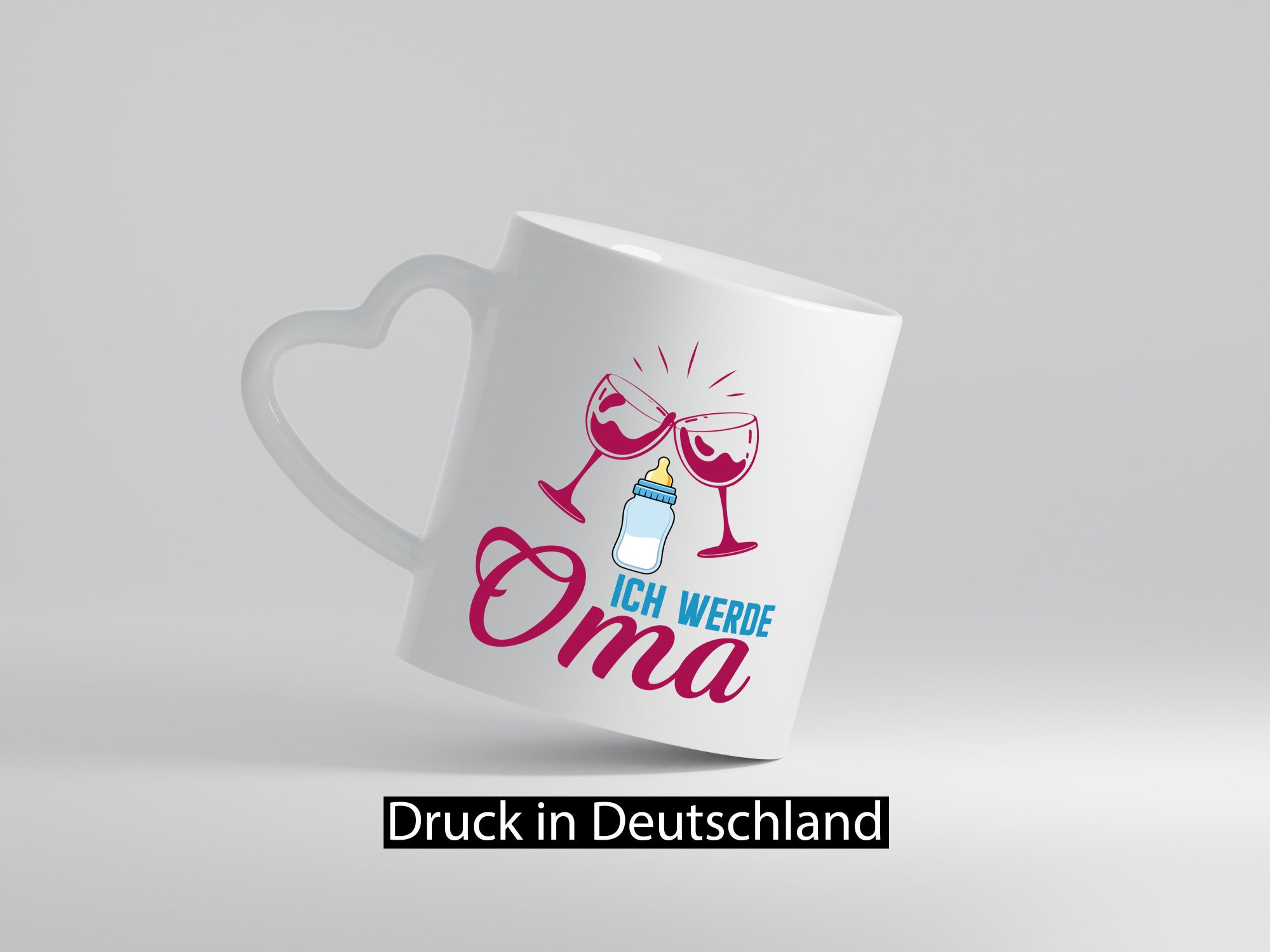 Ich werde Oma | Ankündigung Schwangerschaft Geschenkidee Familie Humor Tasse