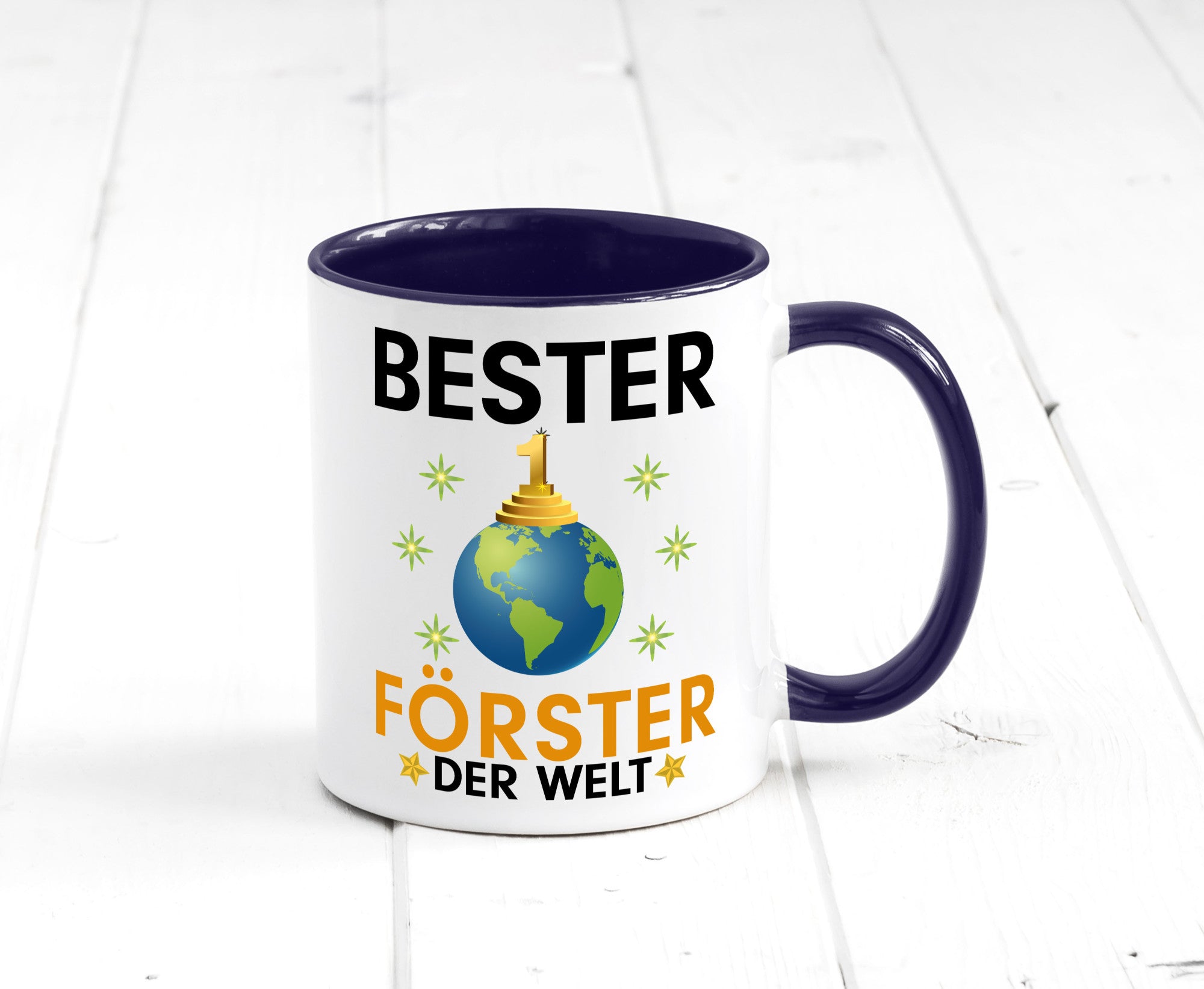 Welt Bester Förster | Forst Arbeit Geschenk Kollegen Büro lustiger Spruch Tasse