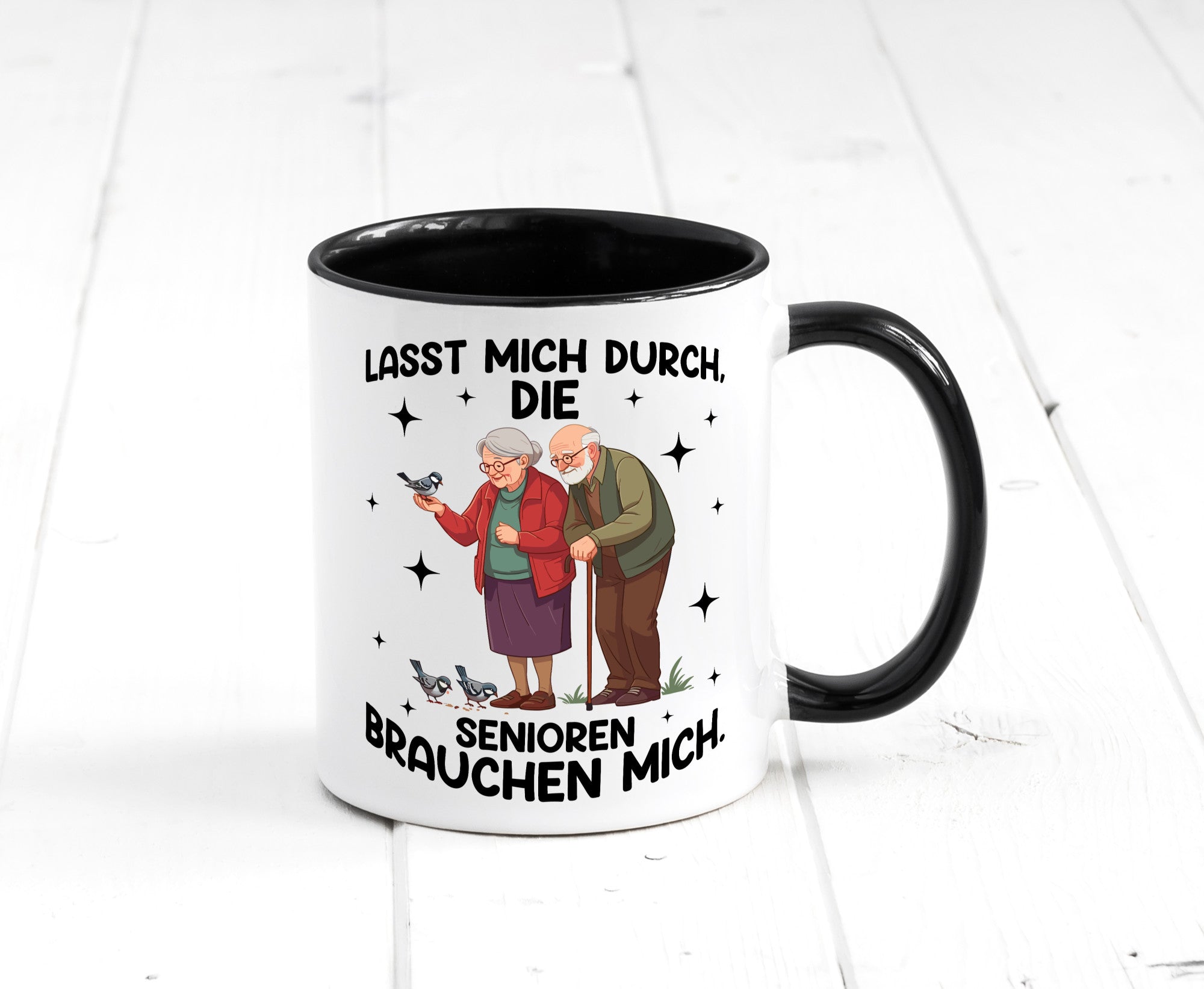 Senioren brauchen mich | Altenpflege Pflegekraft lustiger Spruch Geschenk Humor