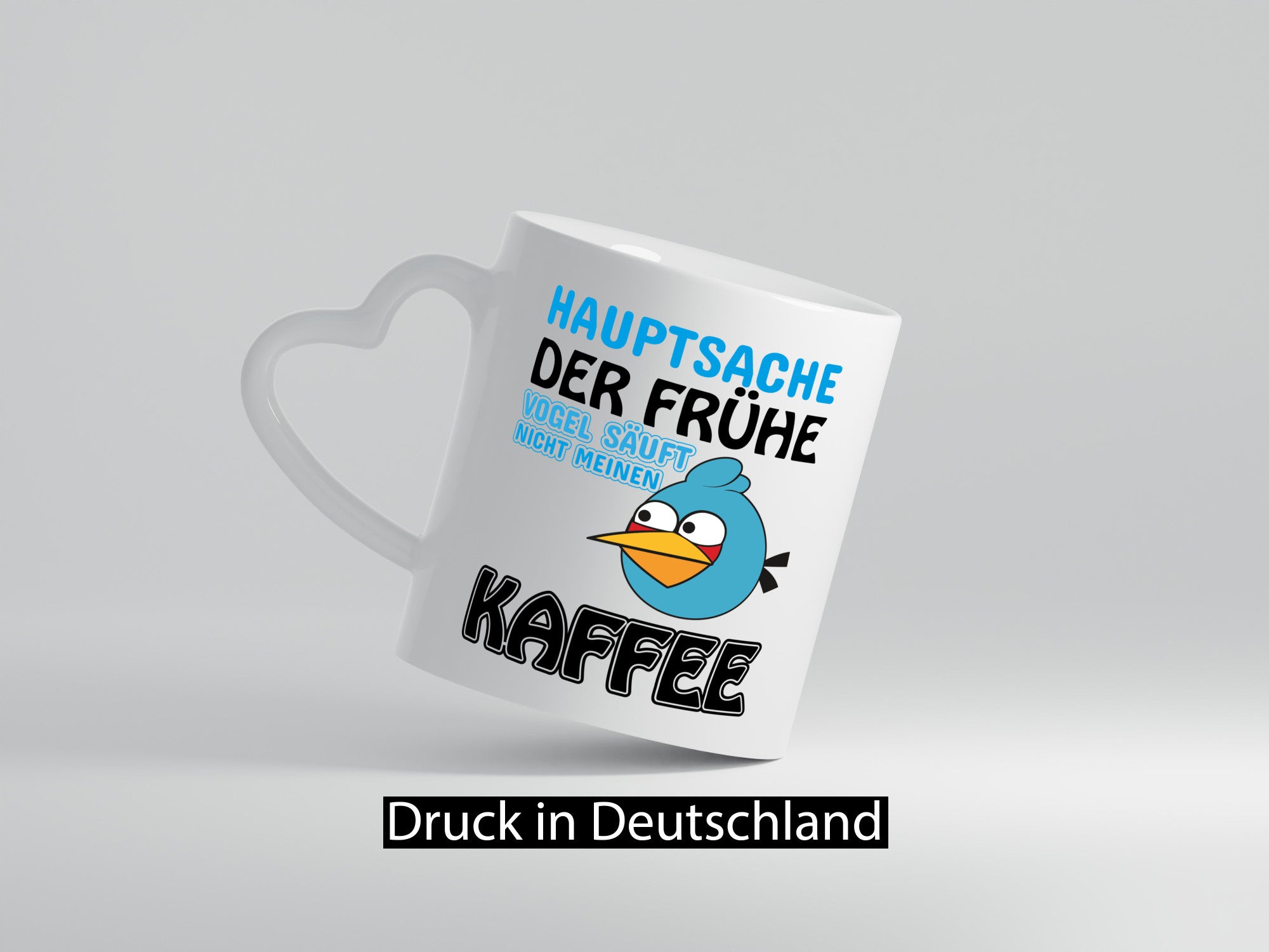 der frühe Vogel säuft nicht meinen Kaffee lustiger Spruch Geschenk Humor