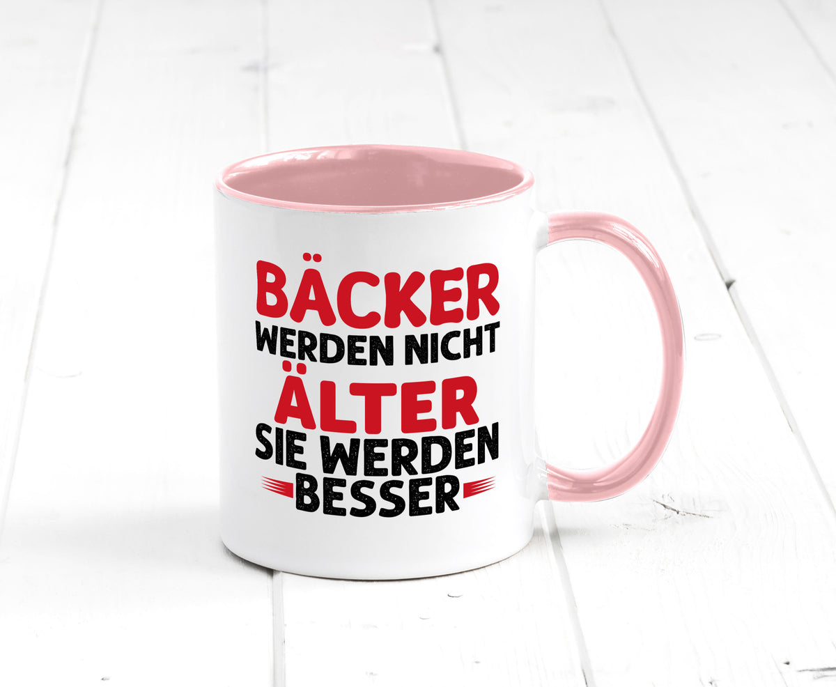 Bäcker werden nicht älter Sie besser lustig Humor Geschenkidee Geschenk Tasse