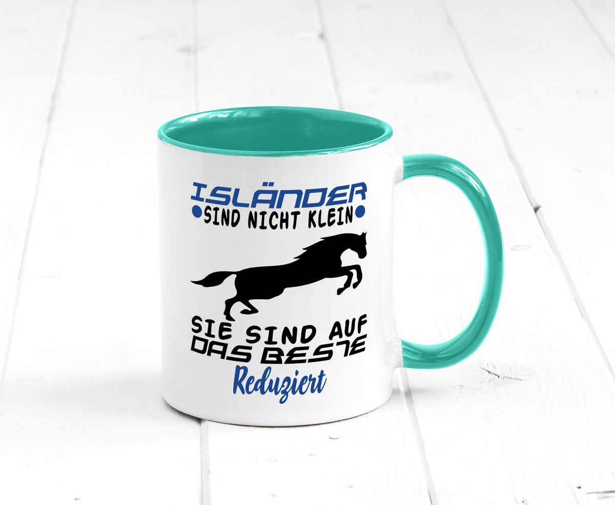 Isländer sind nicht klein | Auf das beste reduziert Geschenk Humor Geschenkidee Tasse