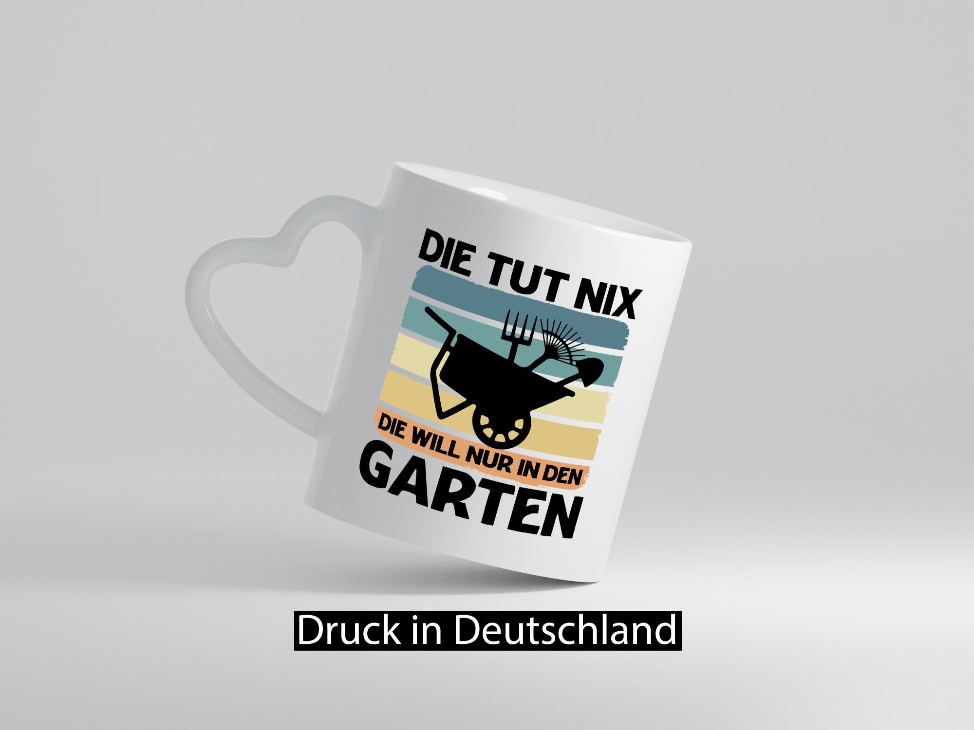 Die tut nix will nur in den Garten | Gärtnerin Geschenk Humor Geschenkidee