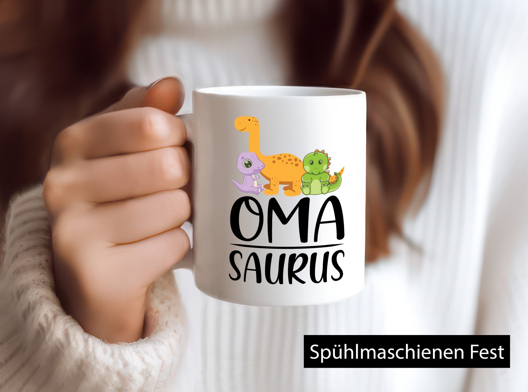 Oma Saurus | Muttertag Großmutter Geschenkidee Familie Humor Tasse