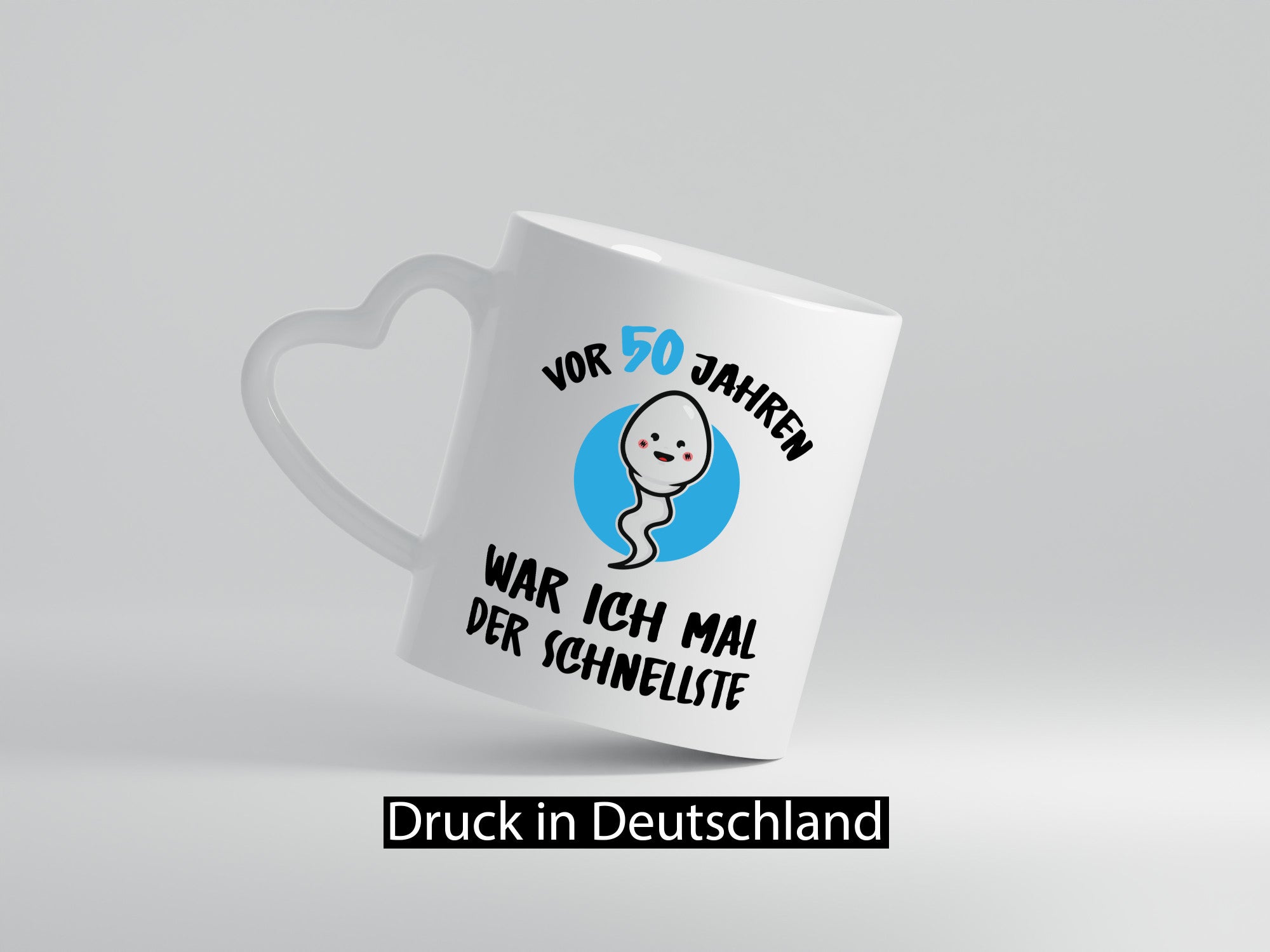 Vor 50 Jahren war ich mal der Schnellste | Schwanger Geschenkidee Humor Tasse