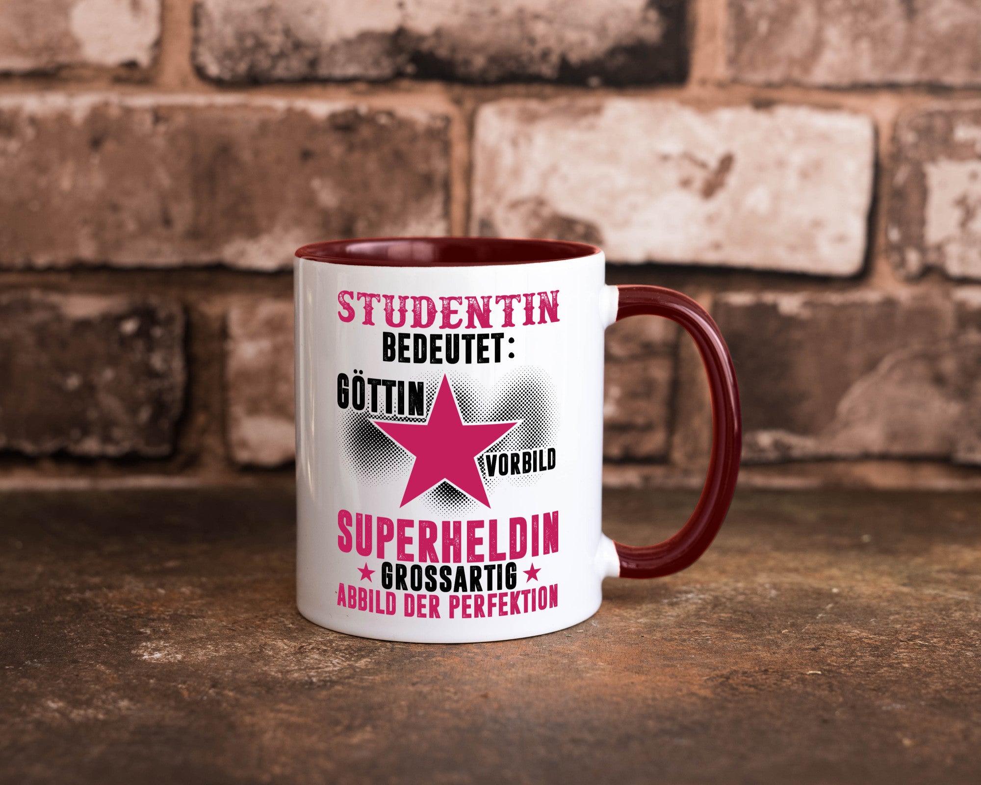 Bedeutung von Studentin | Uni Studium Universität Geschenkidee Humor Tasse
