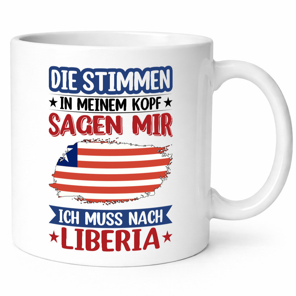 Liberia | Urlaub Stimmen in meinem Kopf Traumland lustig Humor Geschenkidee