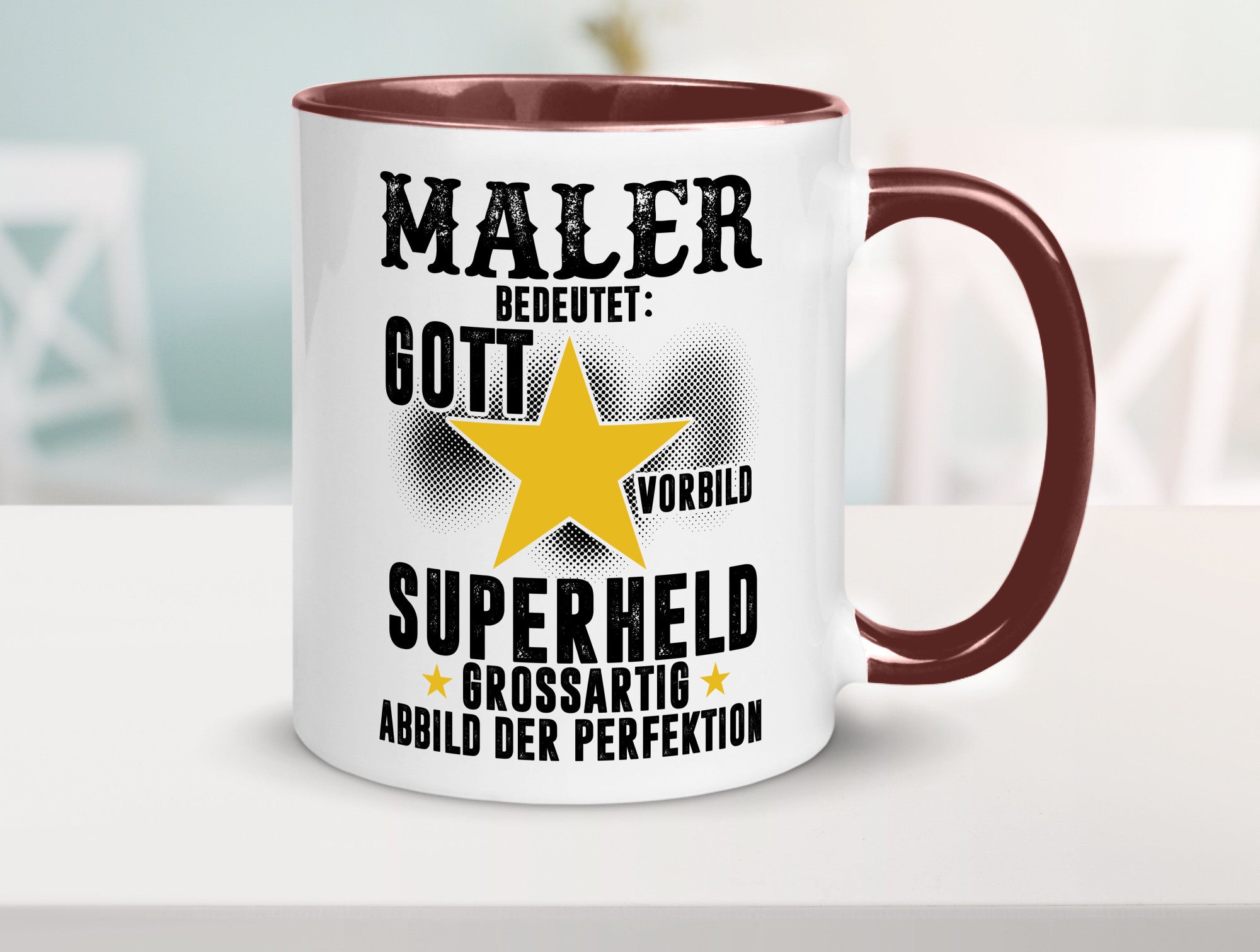 Bedeutung von Maler | Malerei Humor Geschenkidee Tasse