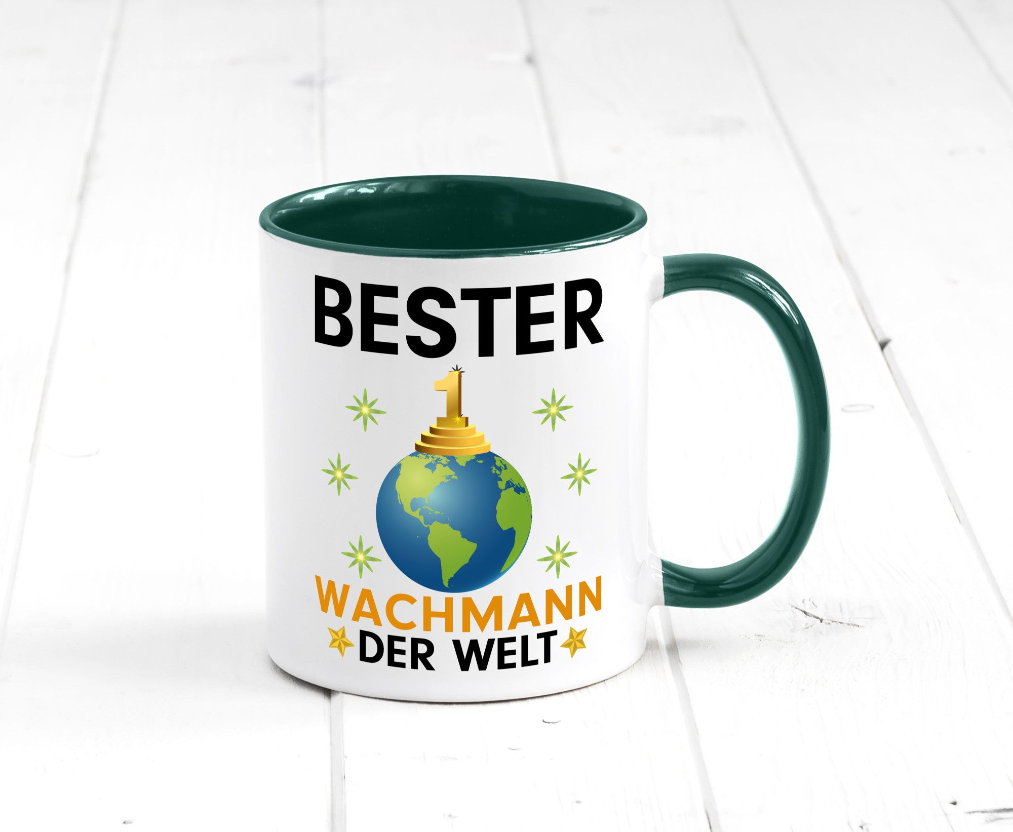 Welt Bester Wachmann | Wachpersonal Nachtwächter Humor Geschenkidee Tasse