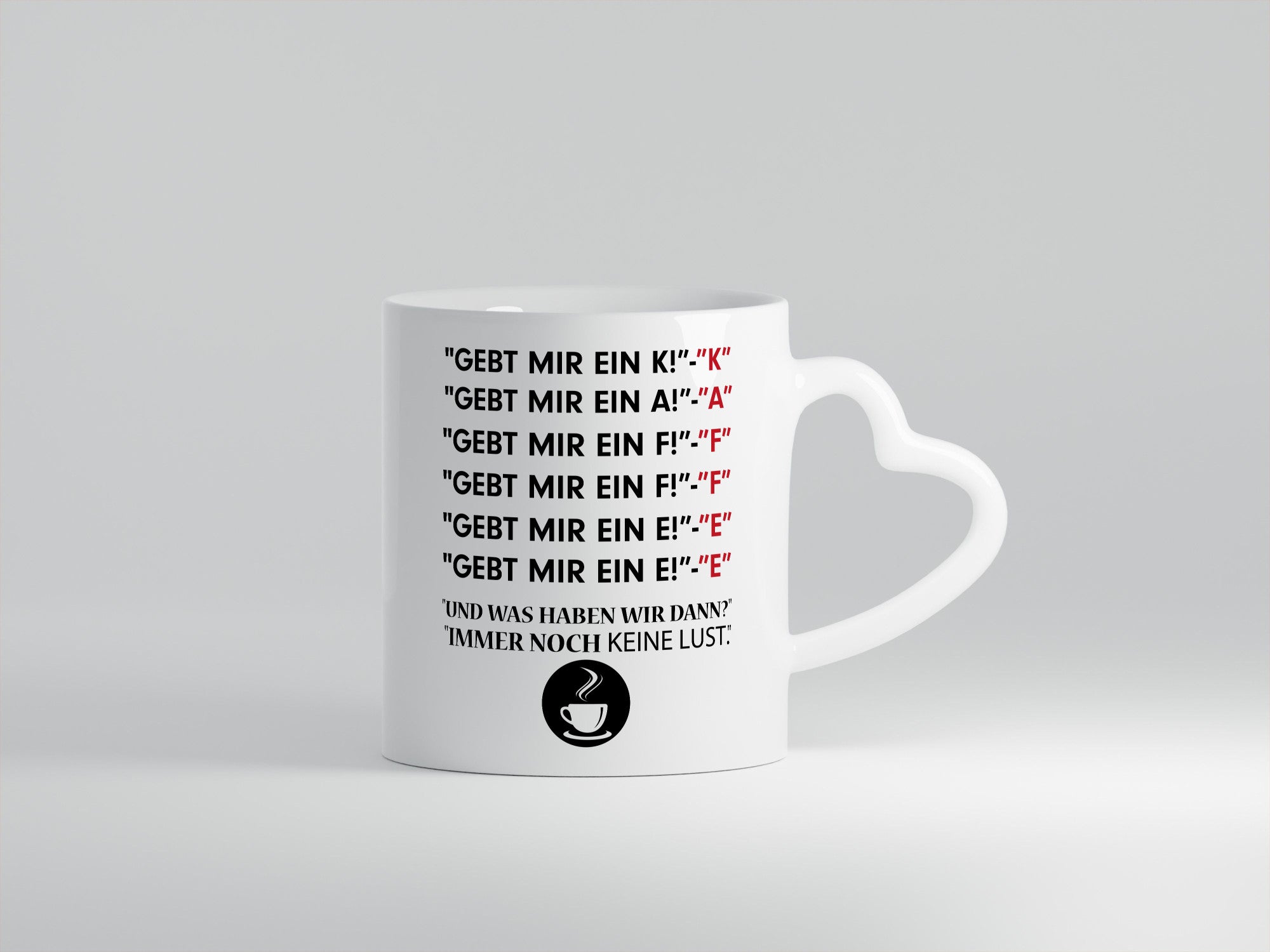 Keine Lust | Kaffeetrinker Tasse Büro Spruch Witz Humor Arbeit Kollegen