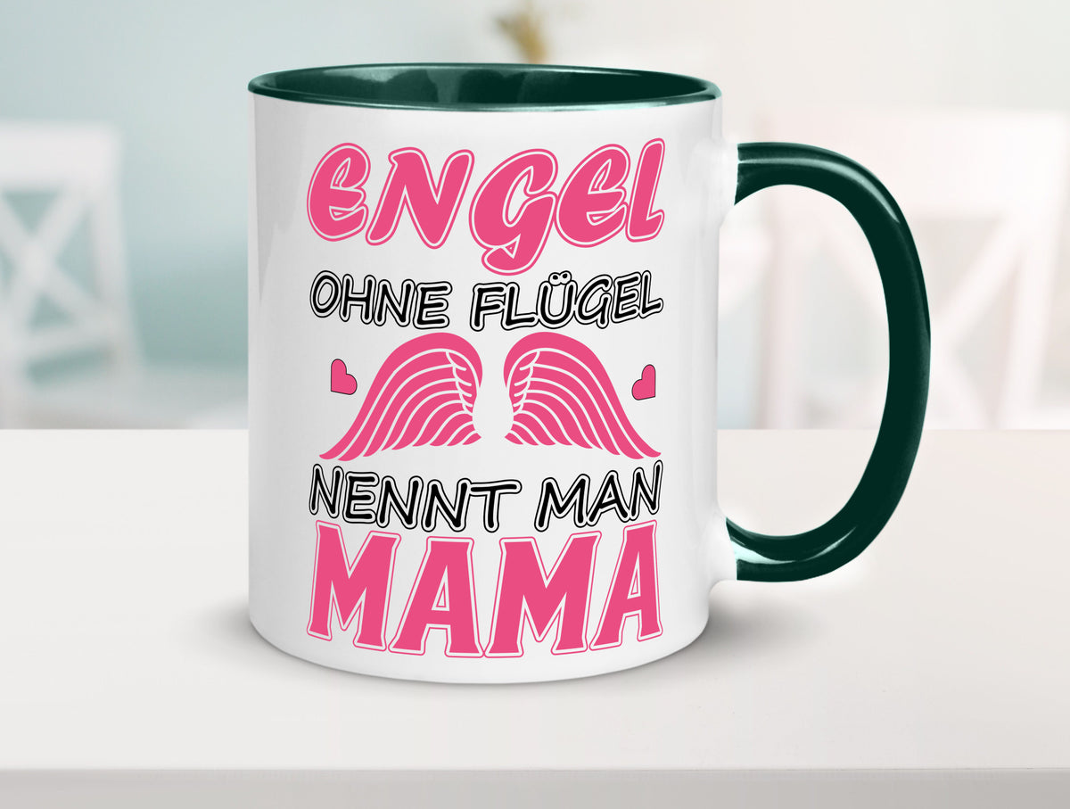 Mama Engel Humor Familie Geschenkidee Tasse