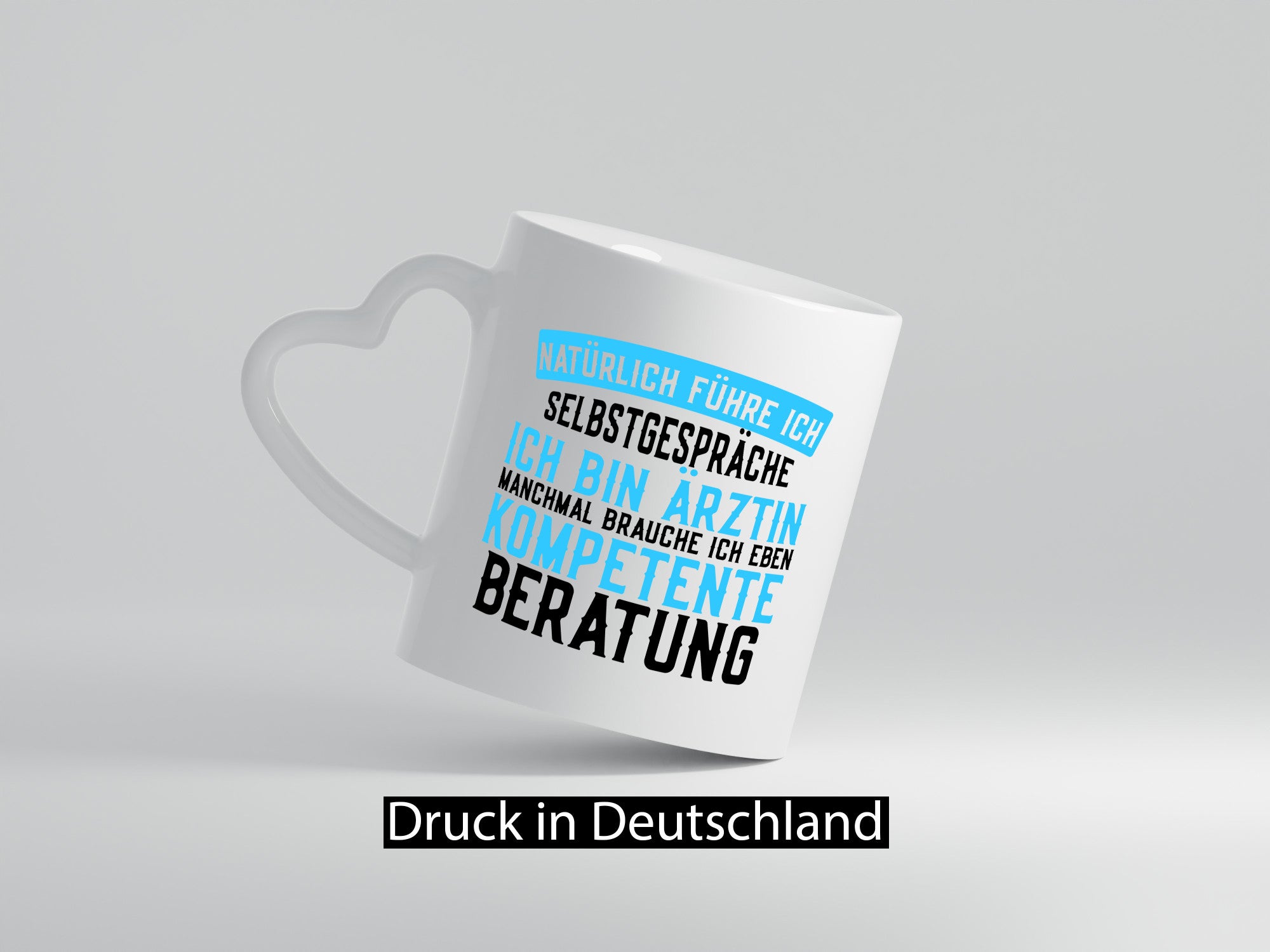 Ich bin Ärztin | lustiger Spruch kompetente Beratung lustig Humor Geschenkidee