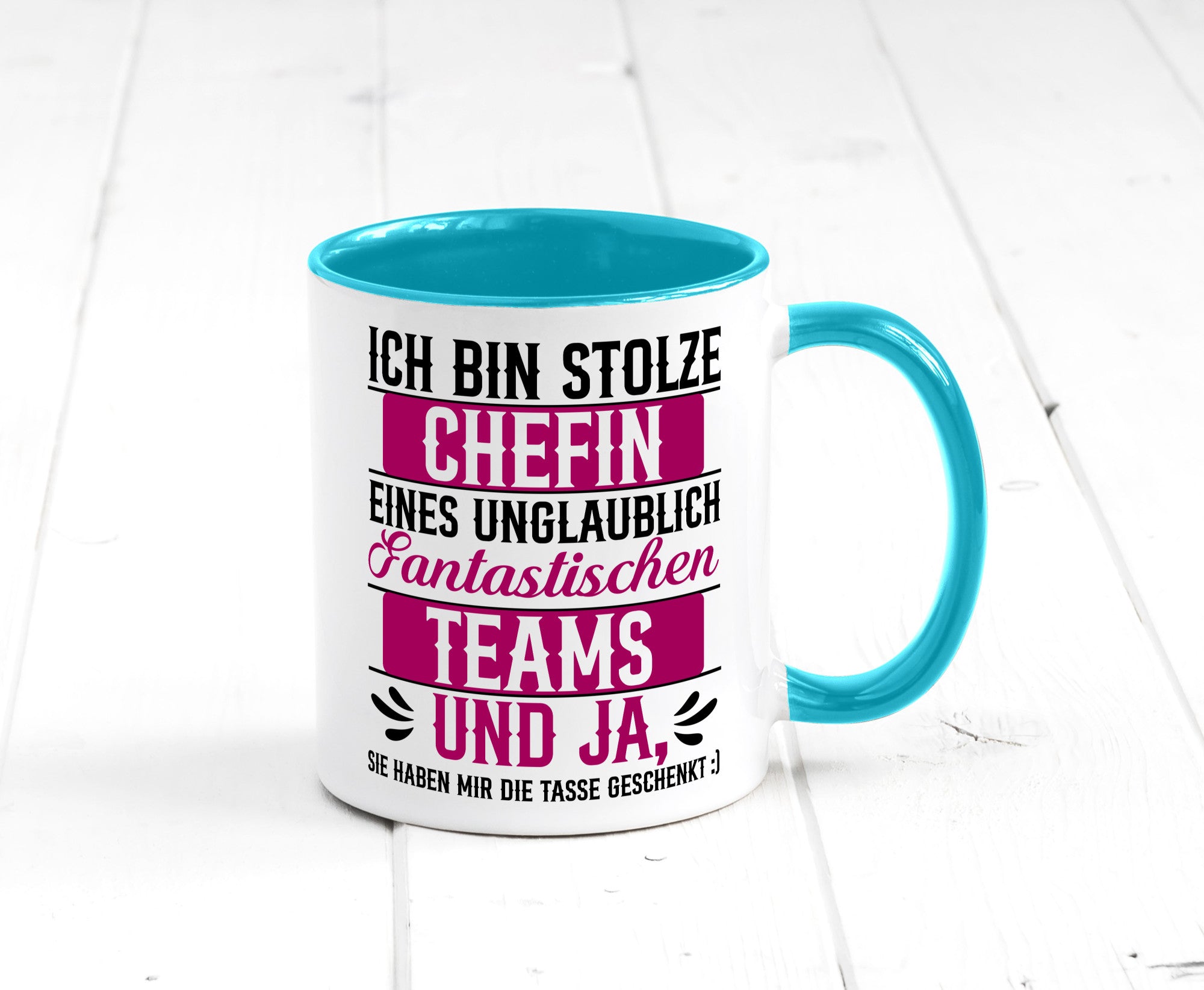 Stolze Chefin | Tolles Team Mitarbeiter lustig Arbeit Kollegen Büro Geschenk