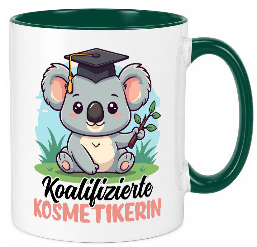 Koalifizierte Kosmetikerin | Kosmetik Stylistin Geschenkidee Humor Tasse