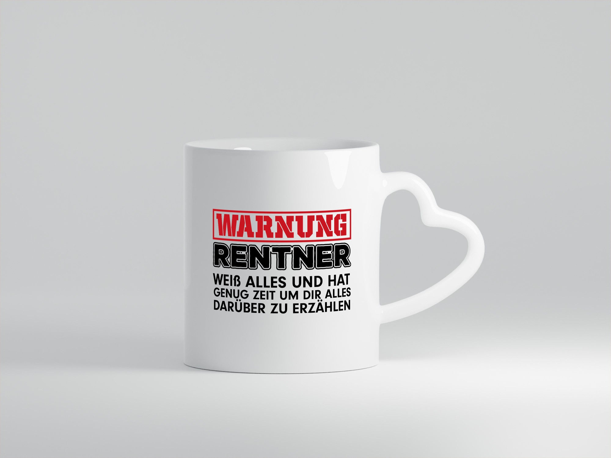 Rentner weiß alles | Rente Tasse Ruhestand Humor lustig Jubiläum Geschenk