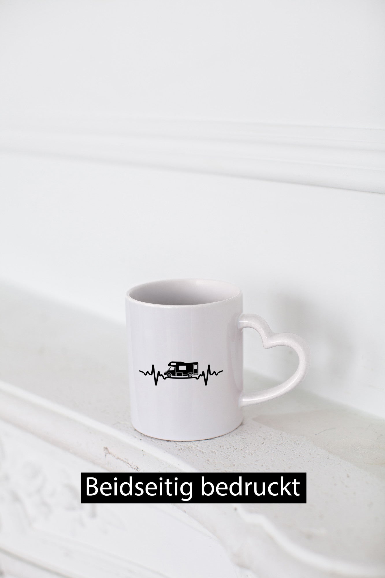 Wohnmobil | Herzschlag lustiger Spruch Geschenk Humor Geschenkidee Tasse