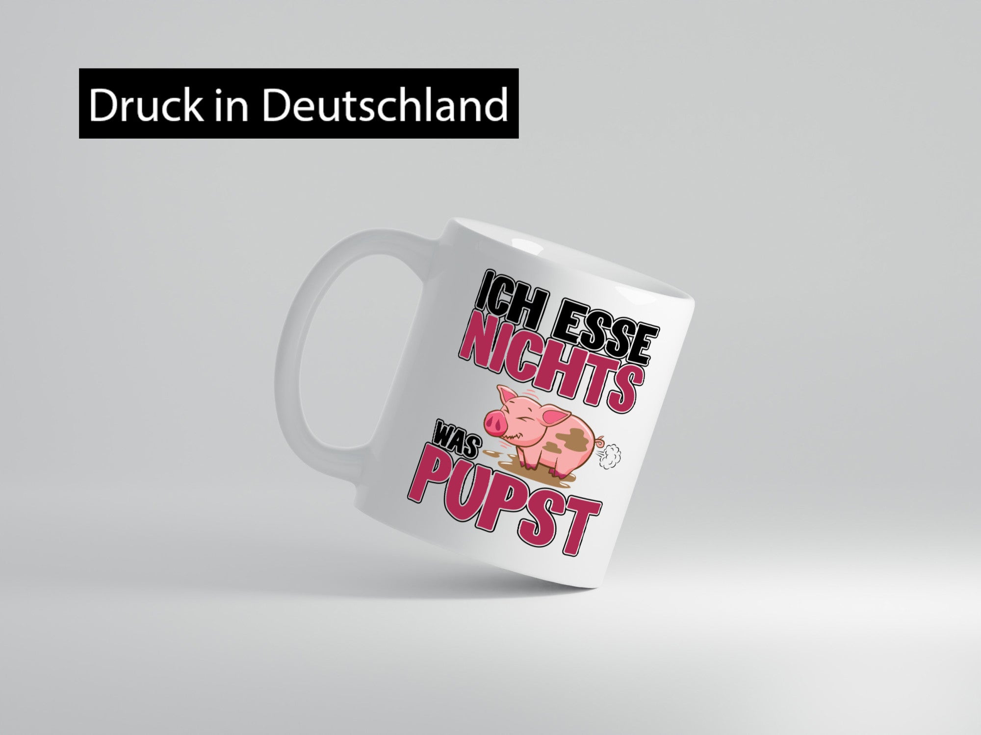 Ich esse nicht was Pupst lustiger Spruch Geschenk Humor Geschenkidee Tasse