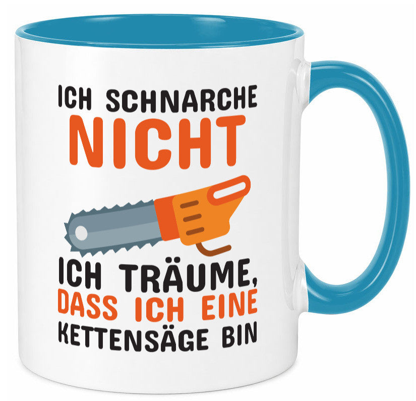 Ich schnarche nicht lustiger Spruch Geschenk Humor Geschenkidee Tasse