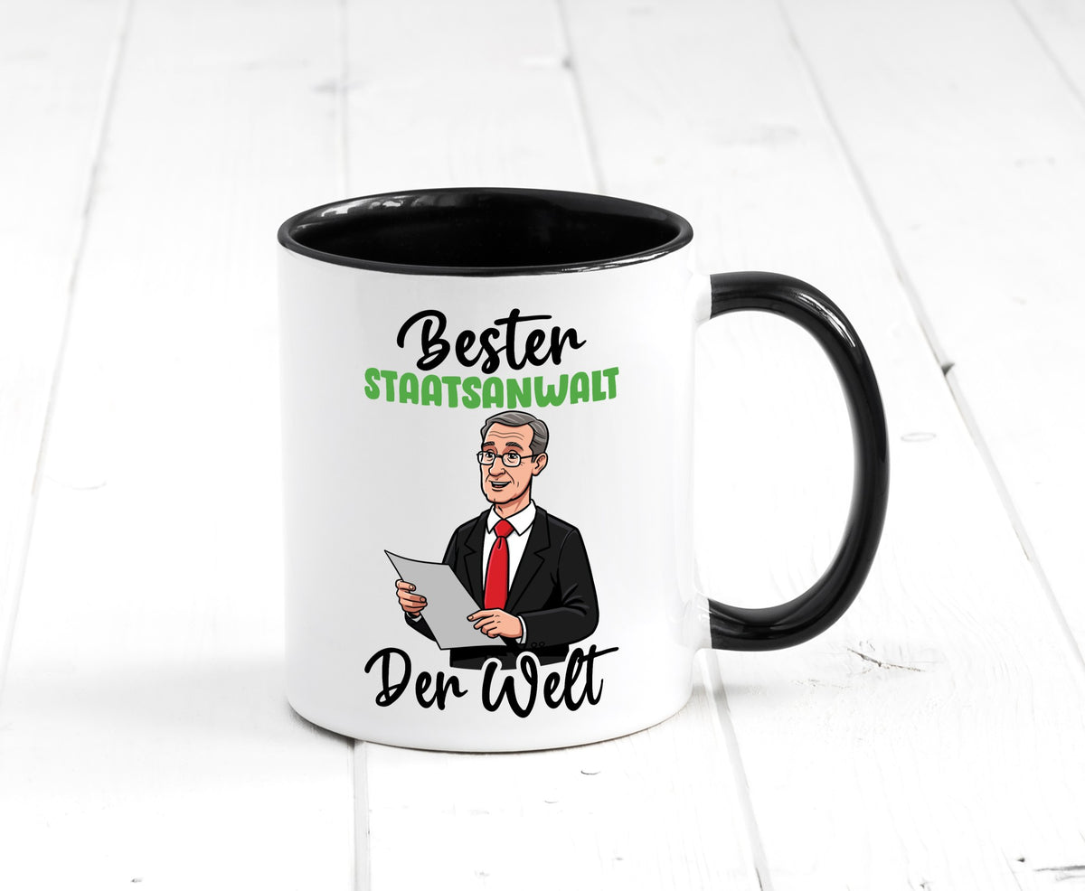 Bester Staatsanwalt | Anwalt Jurist v2 Geschenkidee Humor Tasse