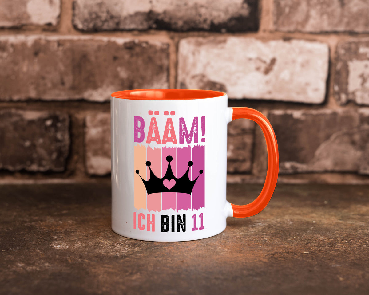 11. Geburtstag | 11 Jahre Bääm ich bin Krone Humor Geschenkidee Tasse