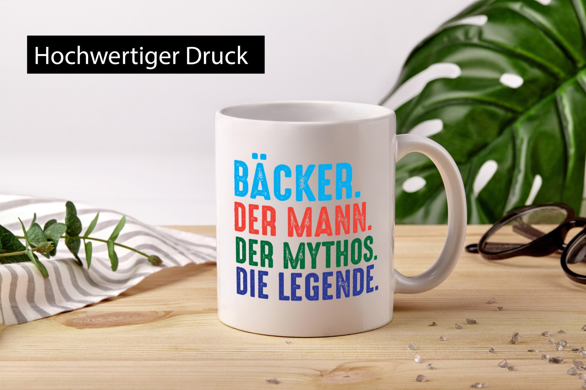 Bäcker | Der Mann Mythos Die legende Humor Geschenkidee Tasse