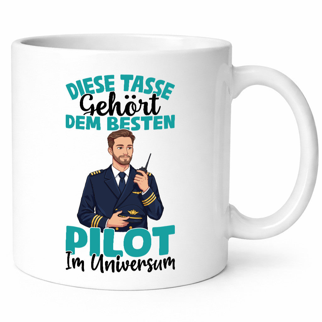 Im Universum: Pilot | Flugzeug Piloten Geschenk Humor Geschenkidee lustiger