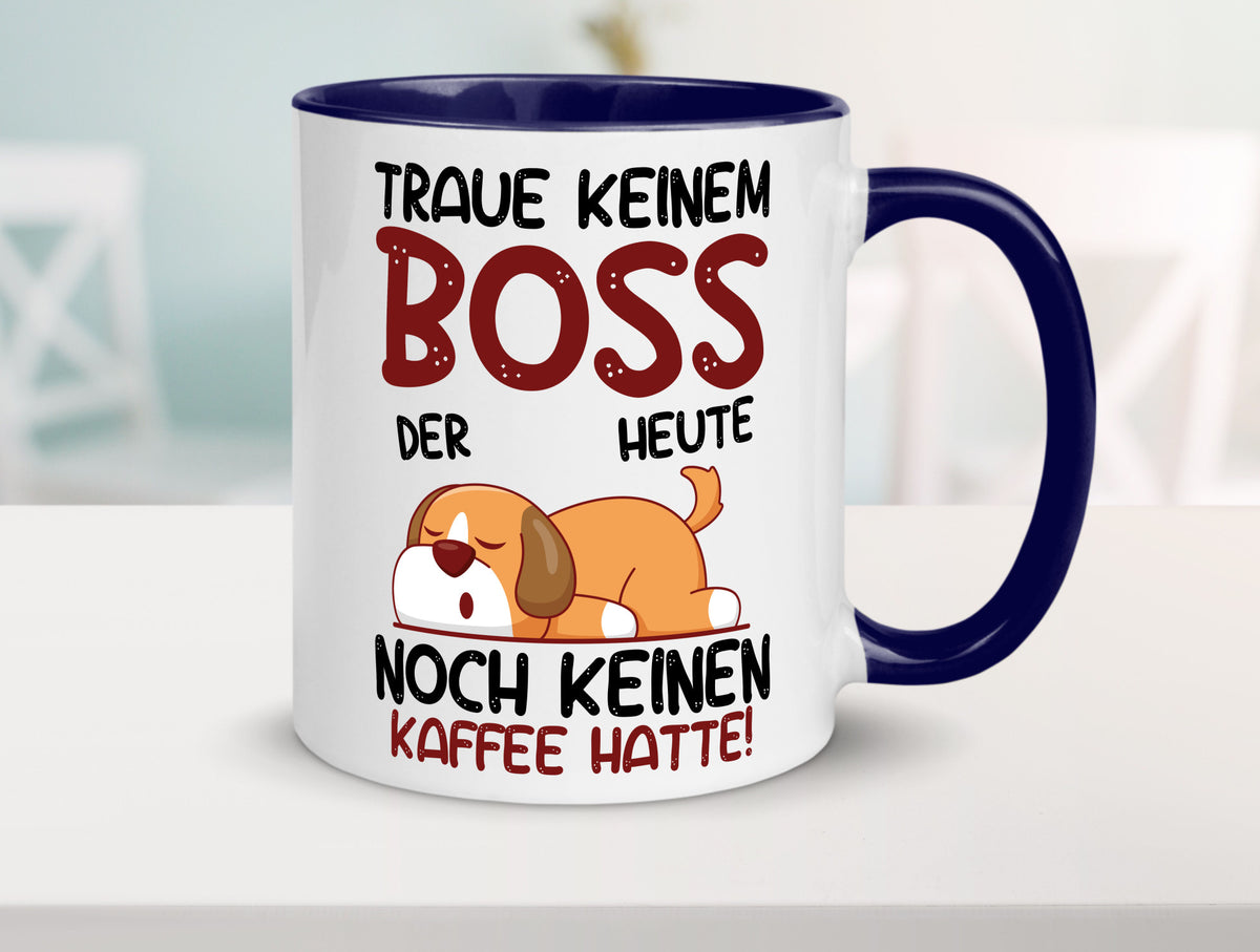 Traue keinem Boss | Führungskraft Vorgesetzter Geschenkidee Humor Tasse