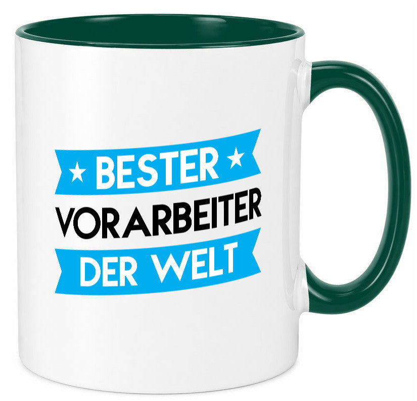 Bester Vorarbeiter | Kollege Teamleiter lustiger Spruch Geschenk Arbeit Tasse