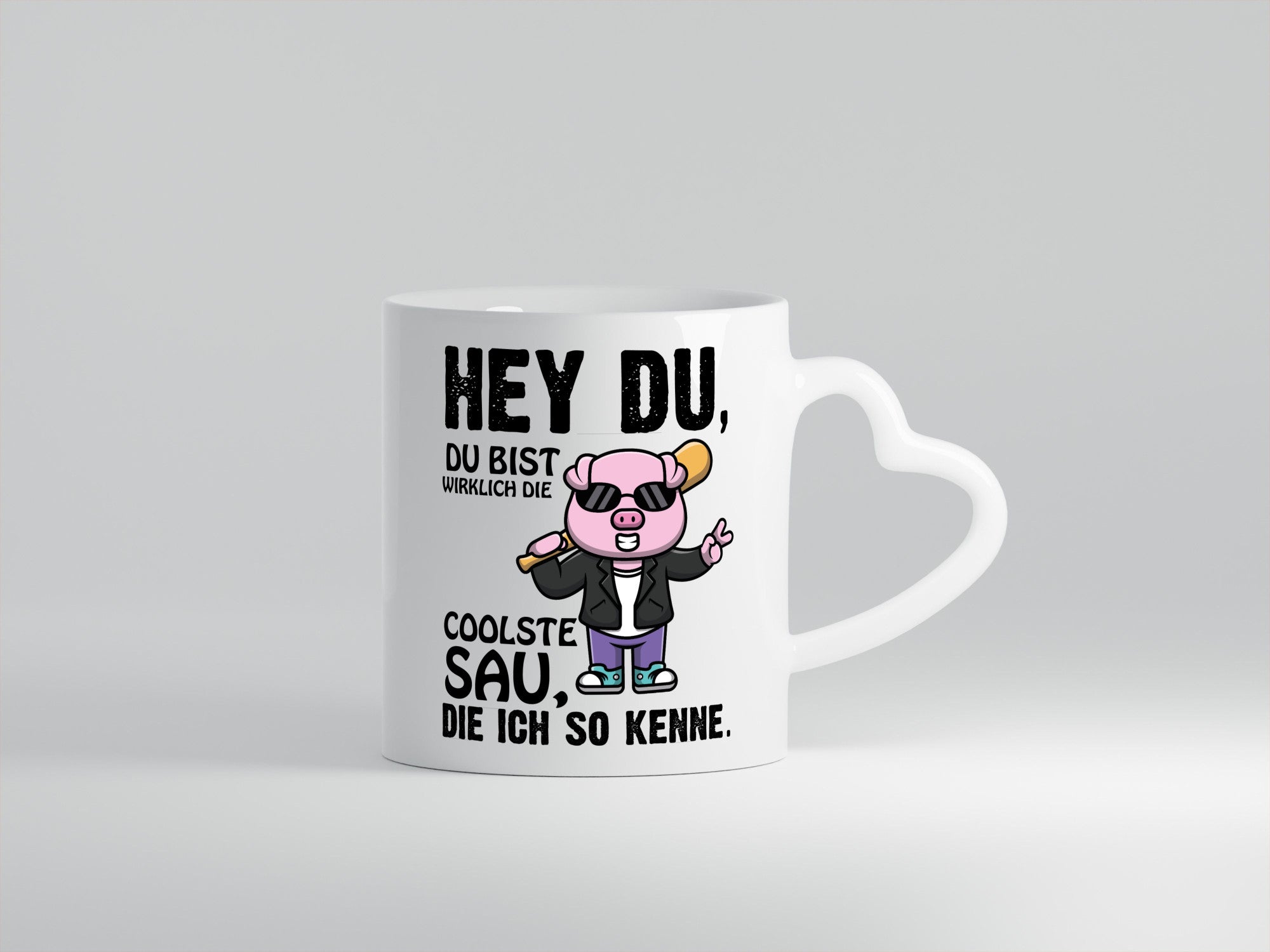 Du bist eine Coole sau Geschenk Humor Geschenkidee lustiger Spruch Tasse