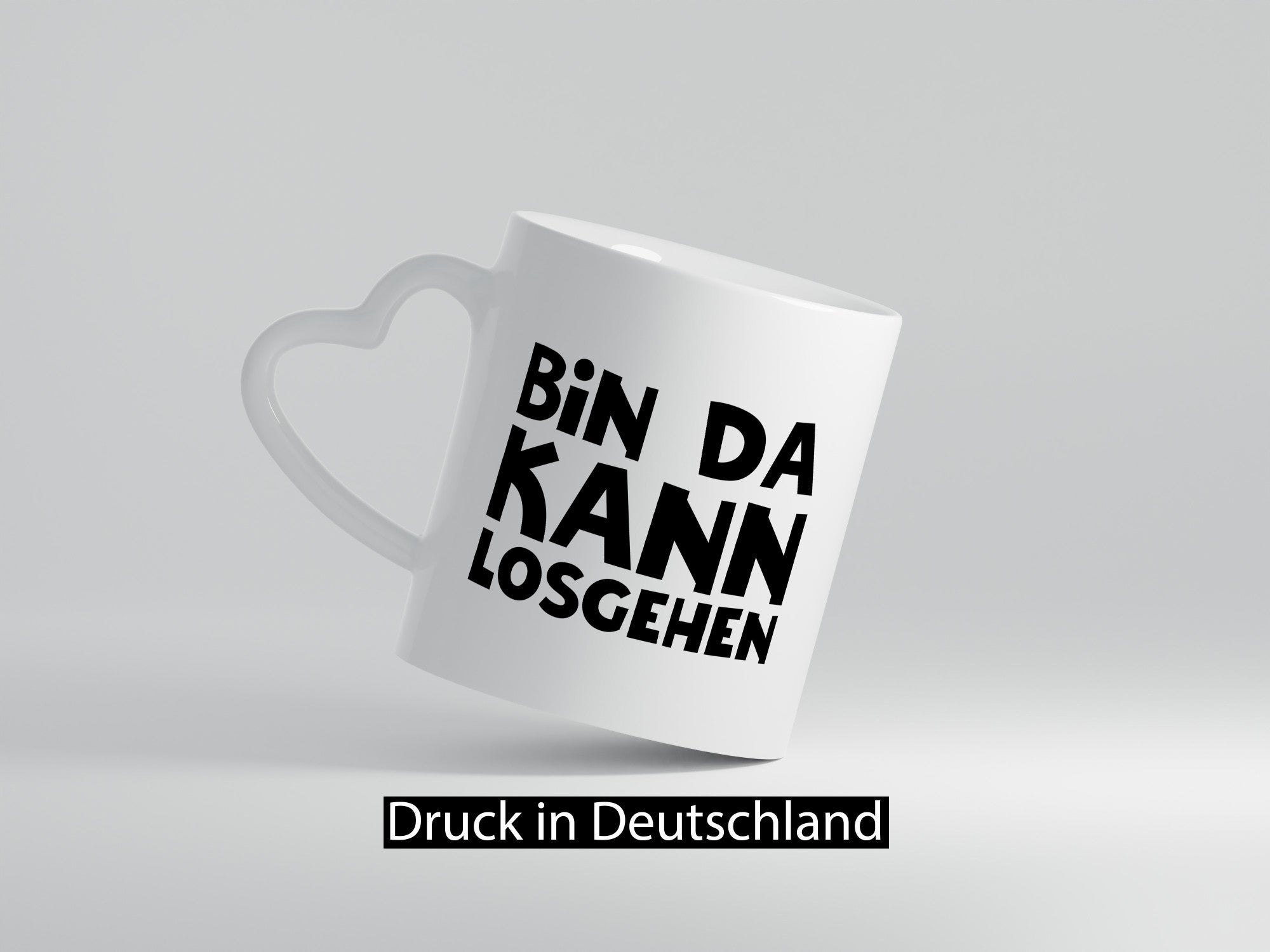 Bin da kann losgehen | Lass uns los Geschenk Humor Geschenkidee lustiger Spruch