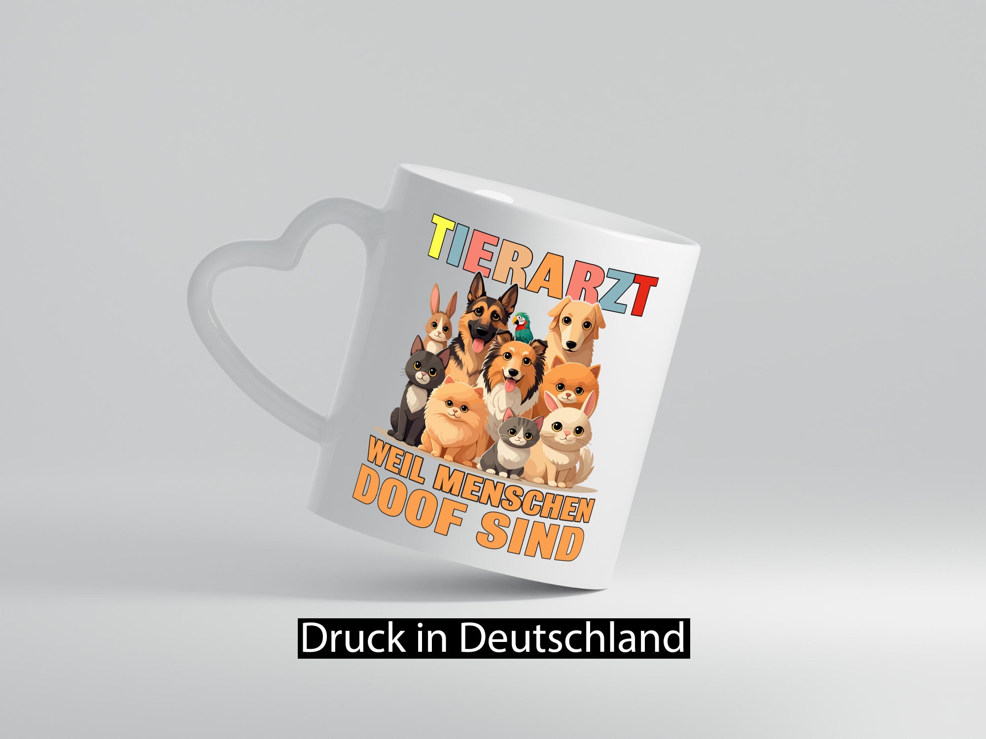 Tierarzt weil Menschen doof sind | Tierärztin lustig Tierliebhaber Humor