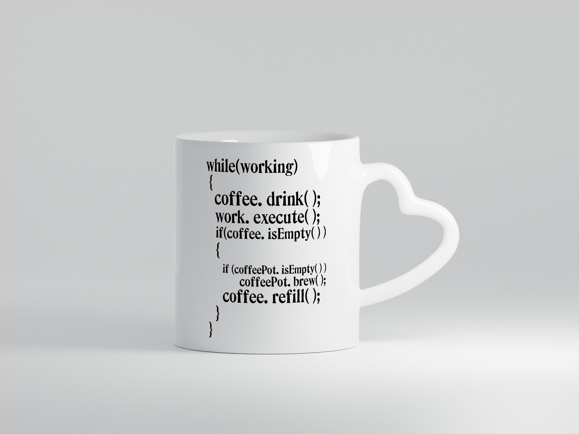 Code Kaffeetrinken | Informatiker Programmierer Nerd lustiger Spruch Geschenk