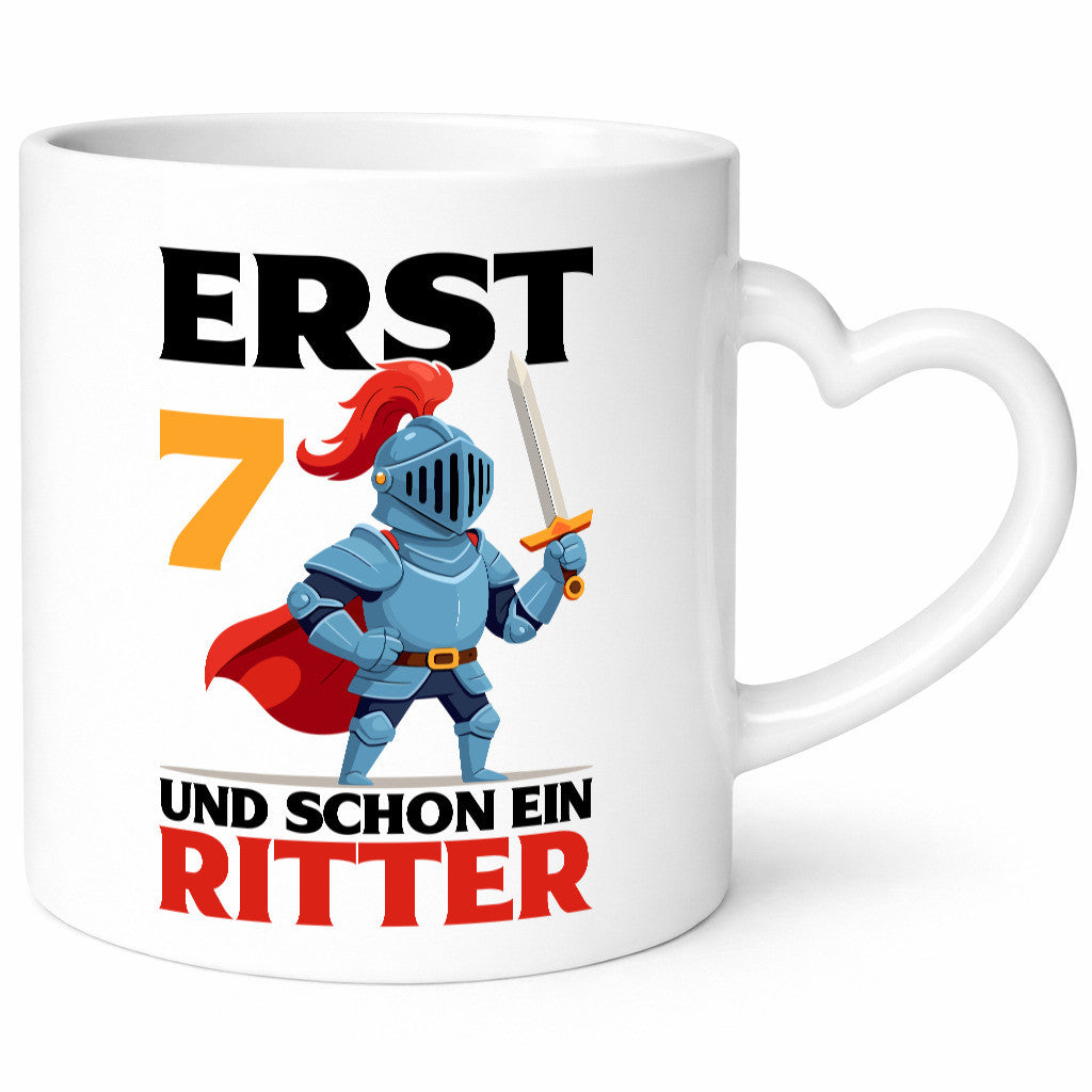 7. Geburtstag | 7 Jahre und schon ein Ritter lustiger Spruch Geschenk