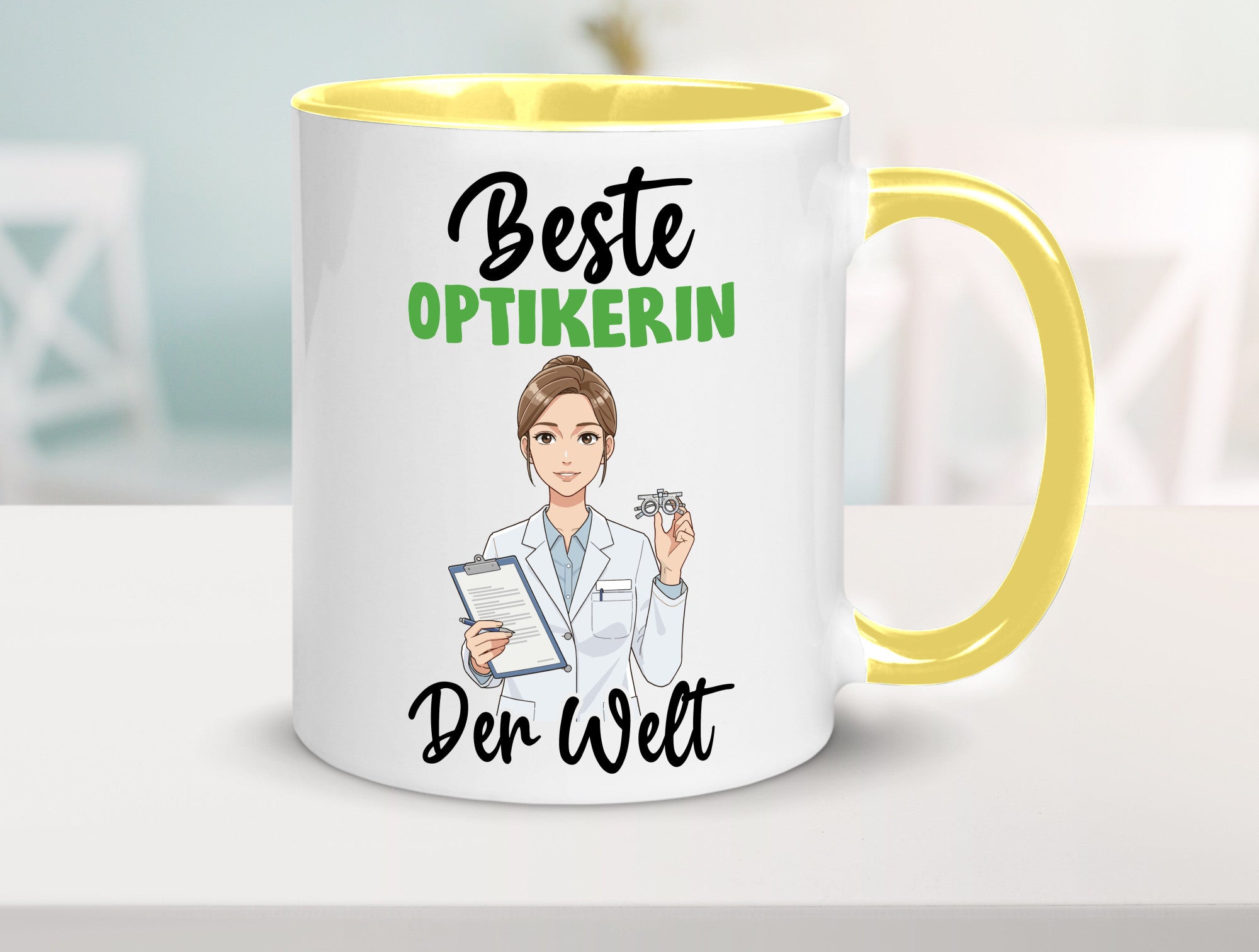 Beste Optikerin | Augenoptik v2 Geschenk Humor Geschenkidee lustiger Spruch